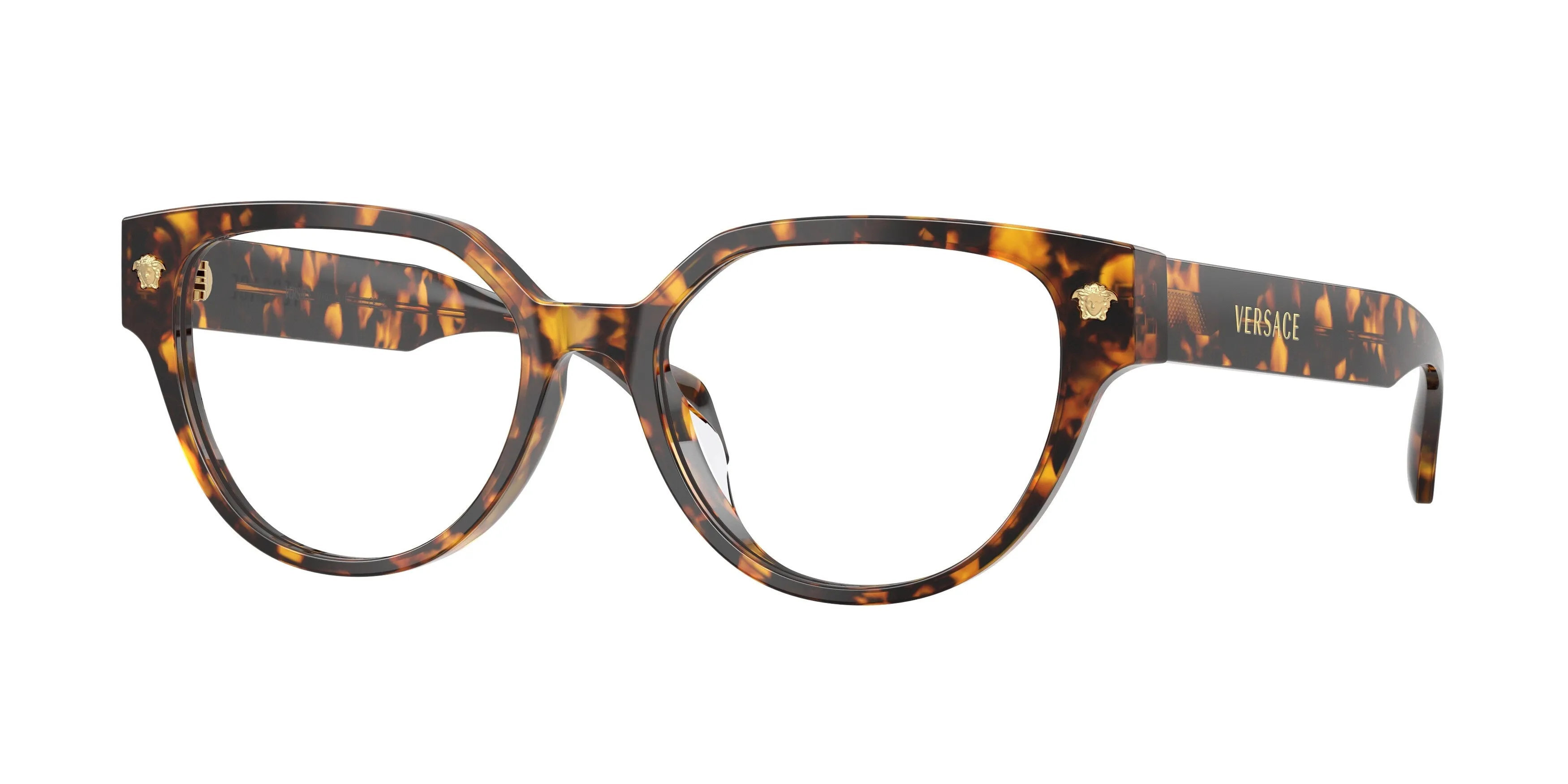 Versace VE3394D 5514 Montature da vista Acetato Tartaruga Trasparente Cat Eye Normale - immagine 1
