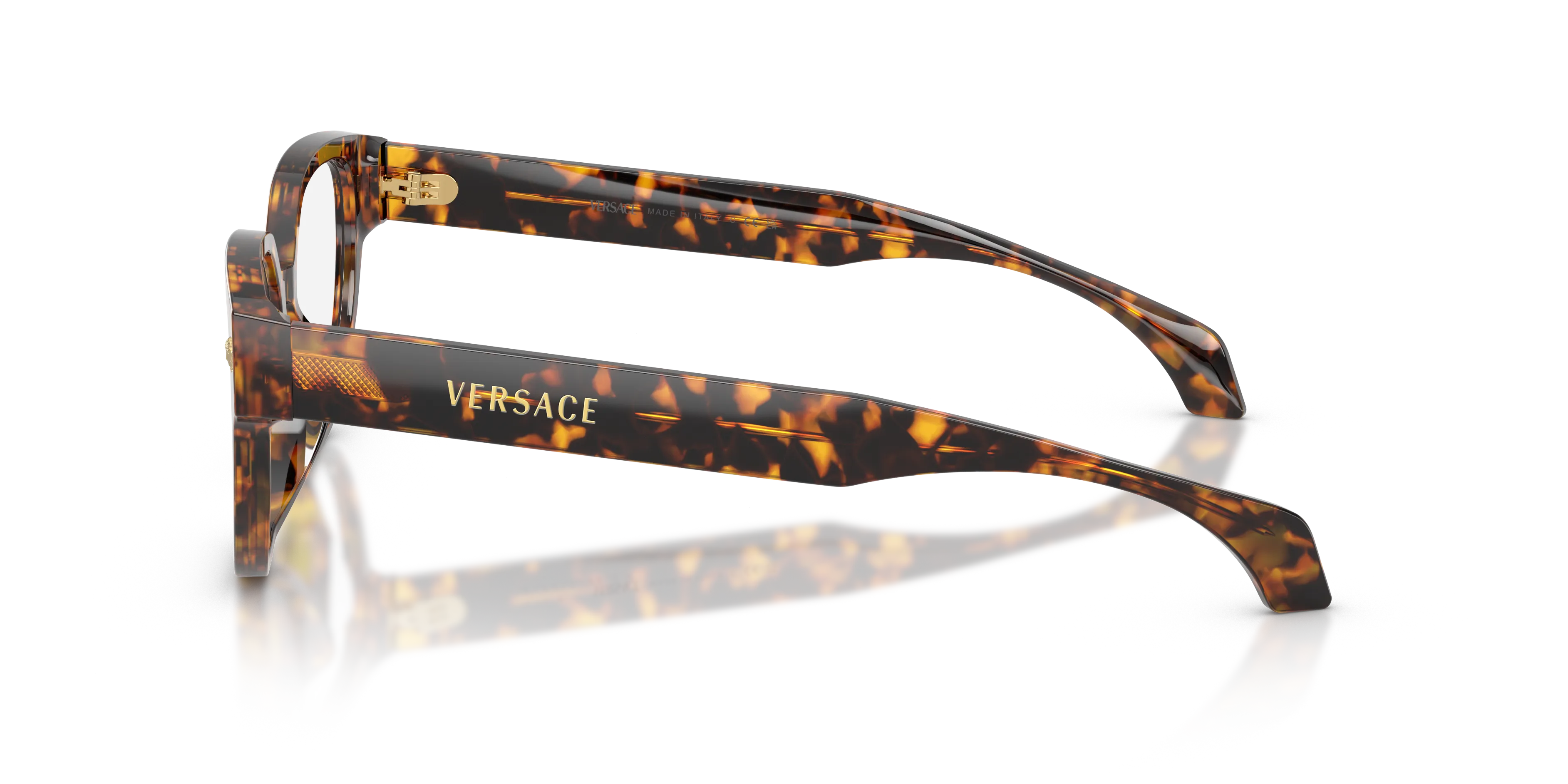 Versace VE3394D 5514 Montature da vista Acetato Tartaruga Trasparente Cat Eye Normale - immagine 4