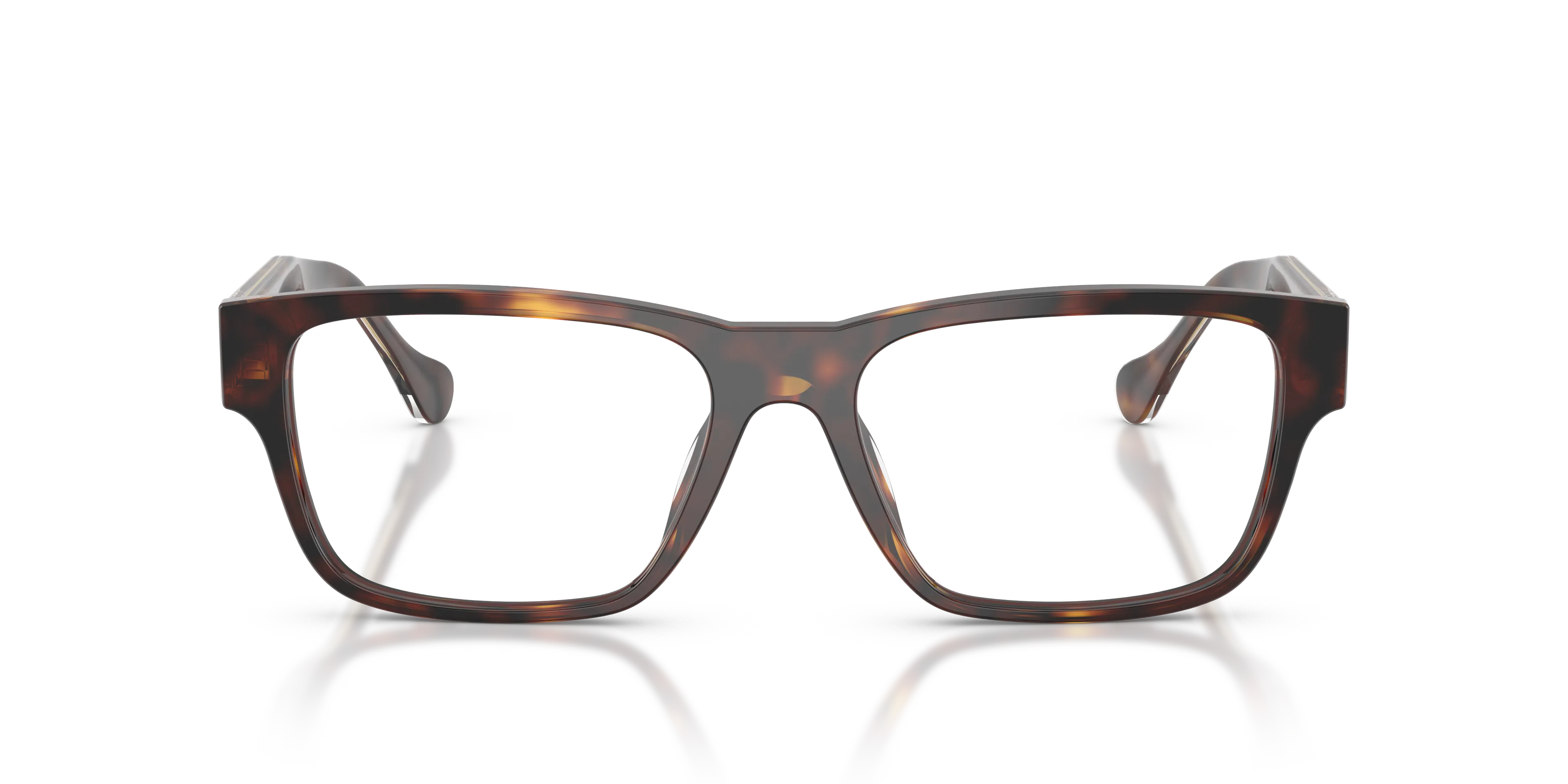 Versace VE3390U 5537 Montature da vista Acetato Tartaruga Trasparente Squadrata Normale - immagine 3