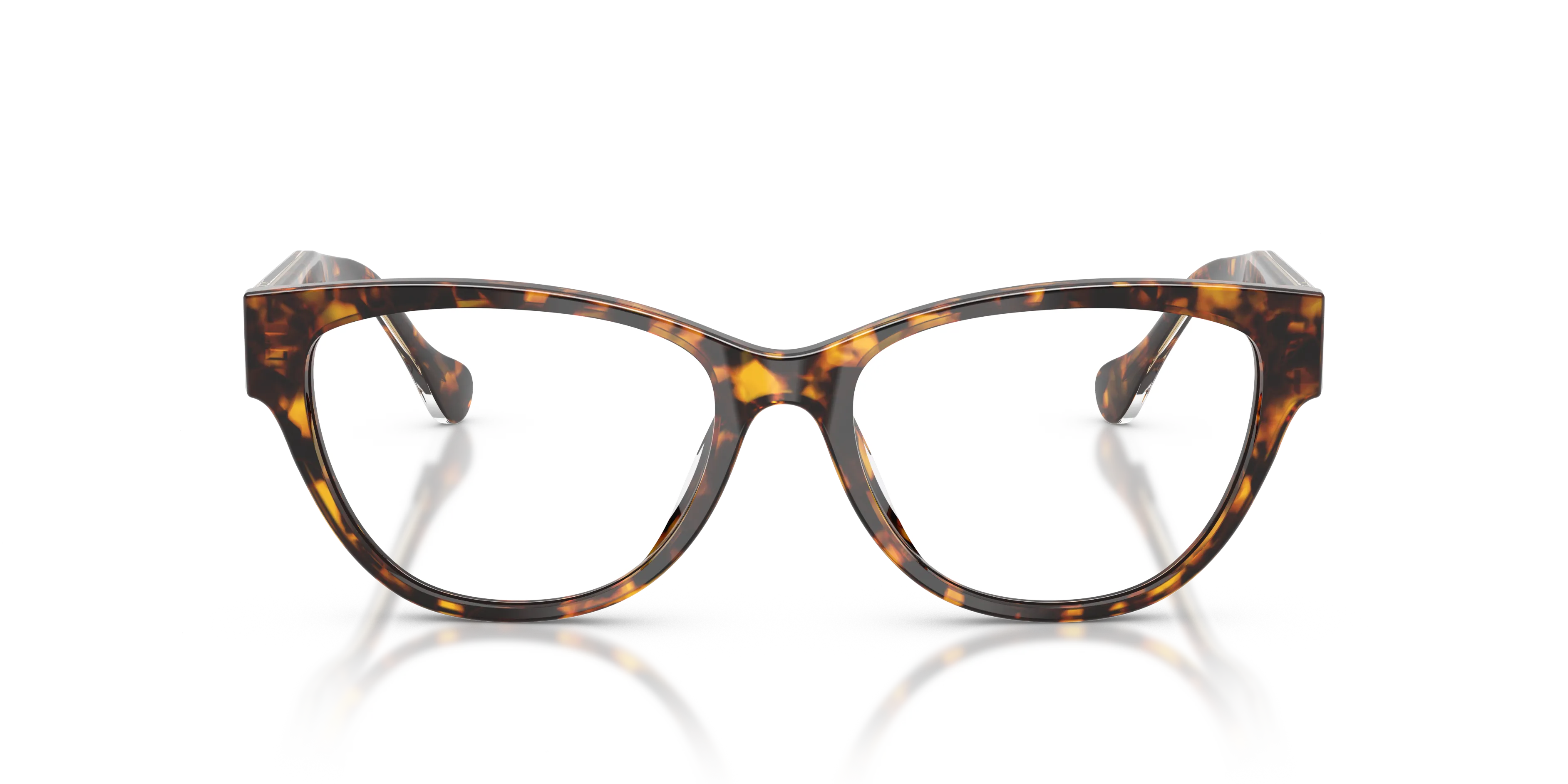 Versace VE3389U 5514 Montature da vista Acetato Tartaruga Trasparente Cat Eye Normale - immagine 3