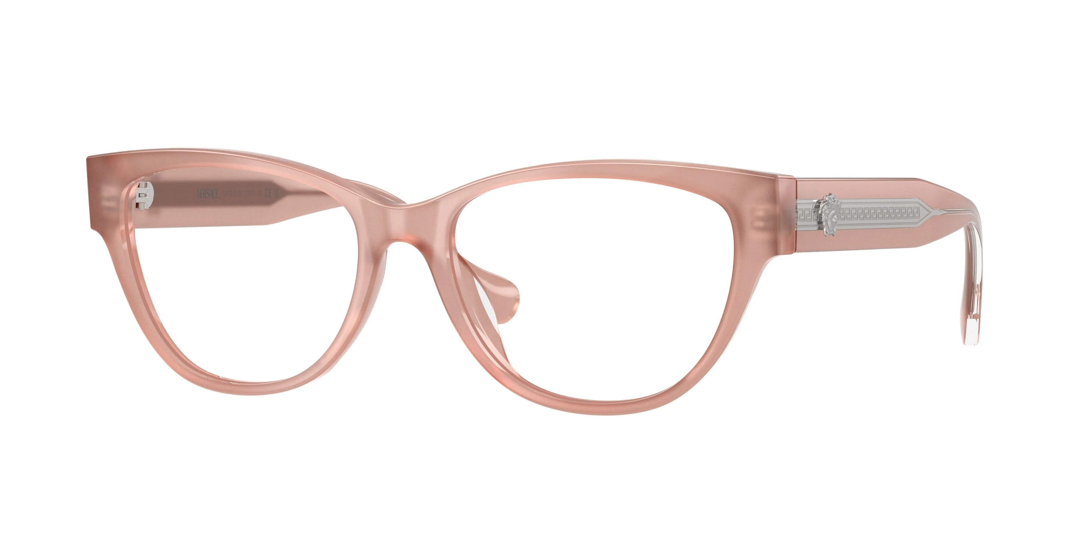 Versace VE3389U 5394 Montature da vista Acetato Rosa Trasparente Cat Eye Normale - immagine 1