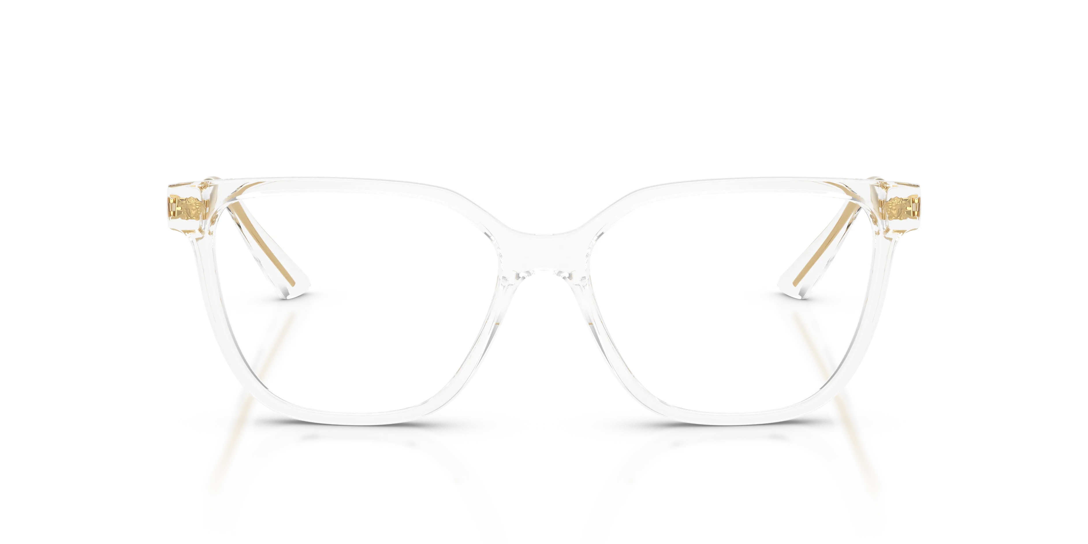 Versace VE3388U 148 Montature da vista Iniettato Trasparente Trasparente Squadrata Normale - immagine 3