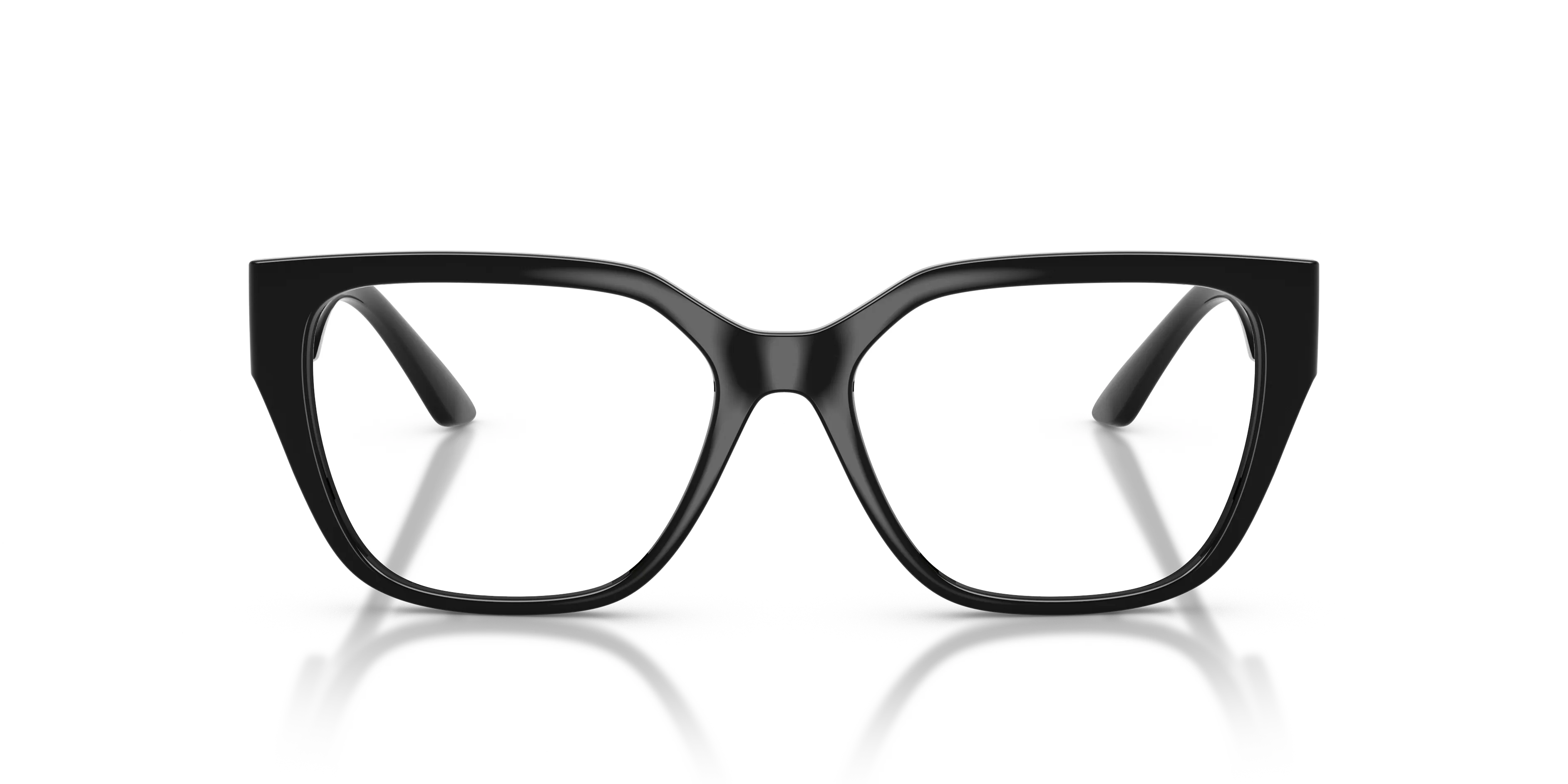 Versace VE3387U GB1 Montature da vista Iniettato Nero Trasparente Squadrata Normale - immagine 3