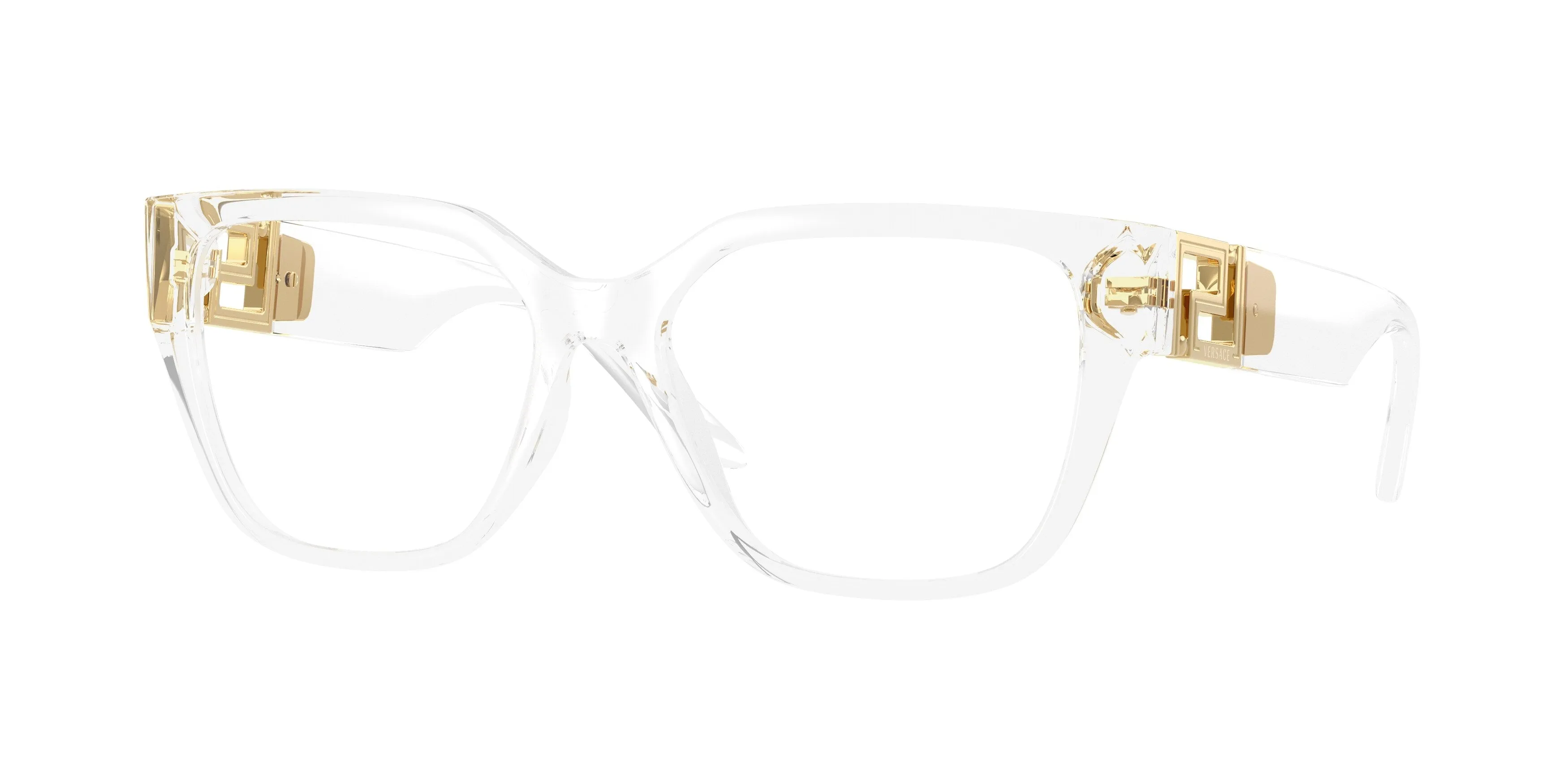 Versace VE3387U 148 Montature da vista Iniettato Trasparente Trasparente Squadrata Normale - immagine 1