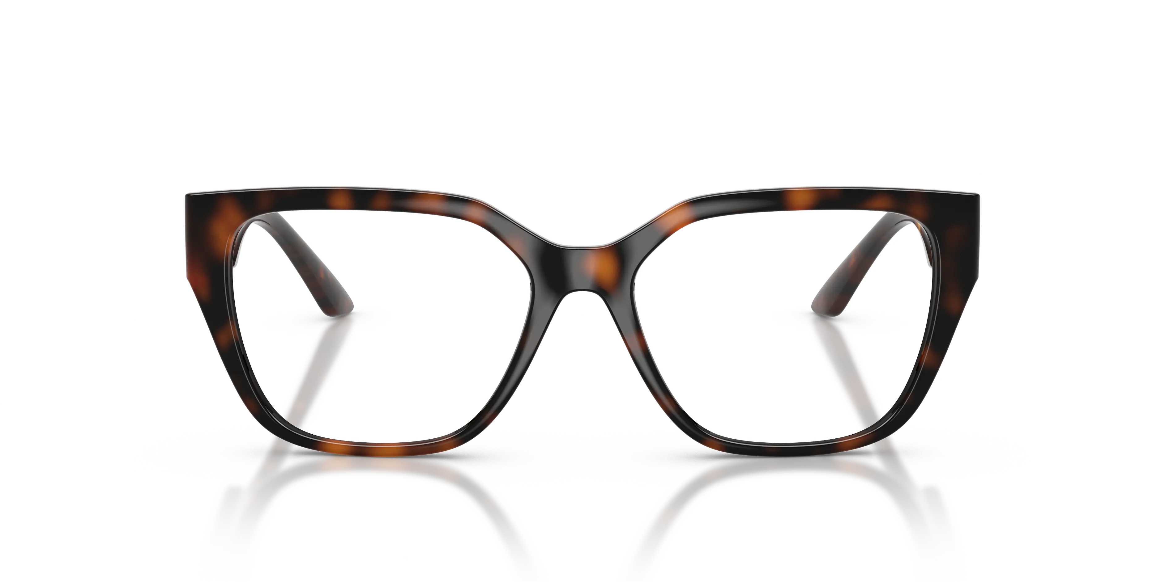 Versace VE3387U 108 Montature da vista Iniettato Tartaruga Trasparente Squadrata Normale - immagine 3