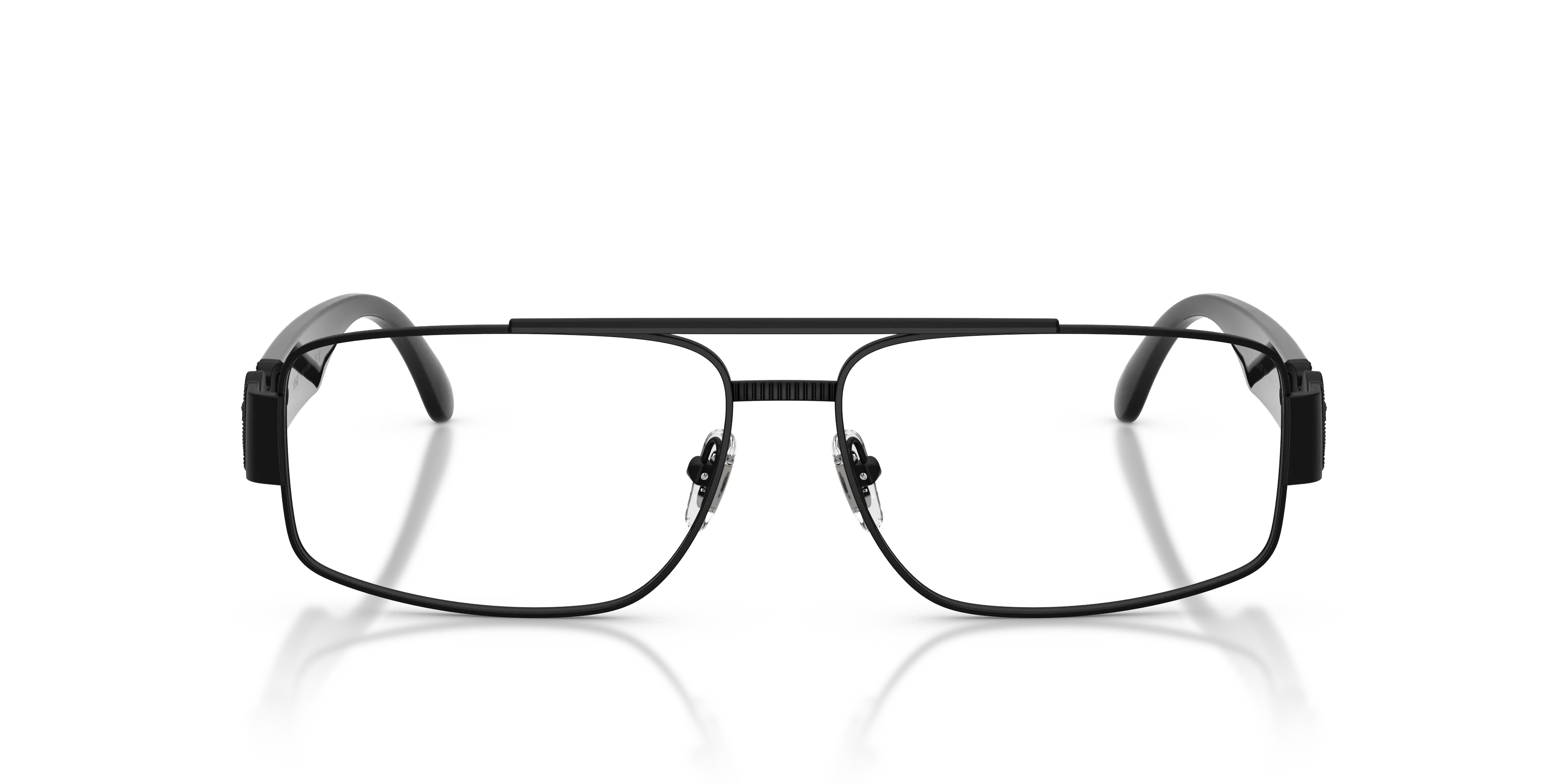 Versace VE1317 1436 Montature da vista Metallo Nero Trasparente Squadrata Normale - immagine 3