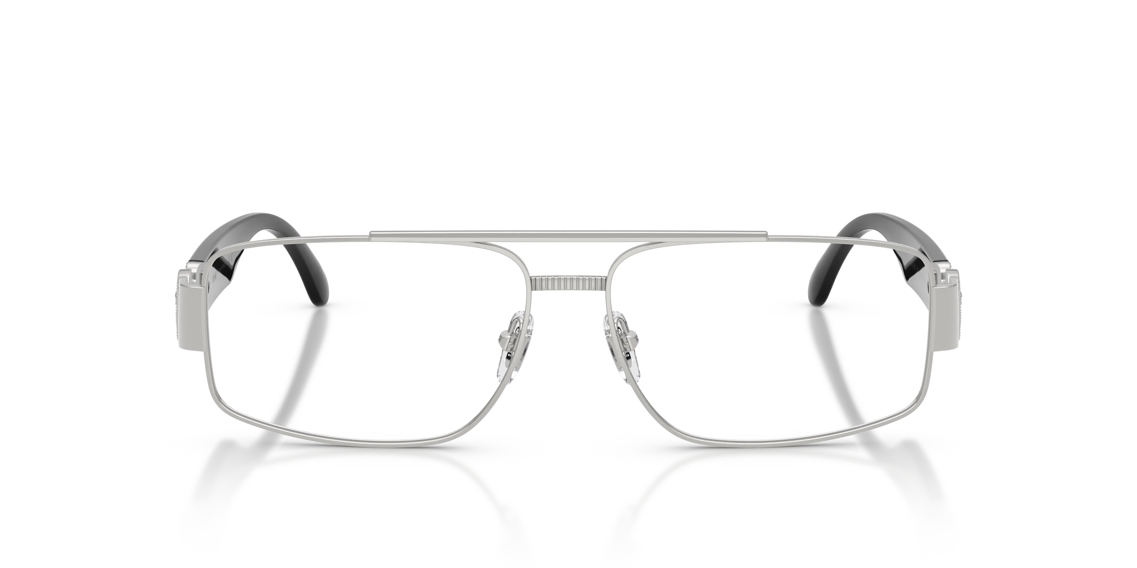Versace VE1317 1000 Montature da vista Metallo Argento Trasparente Squadrata Normale - immagine 3