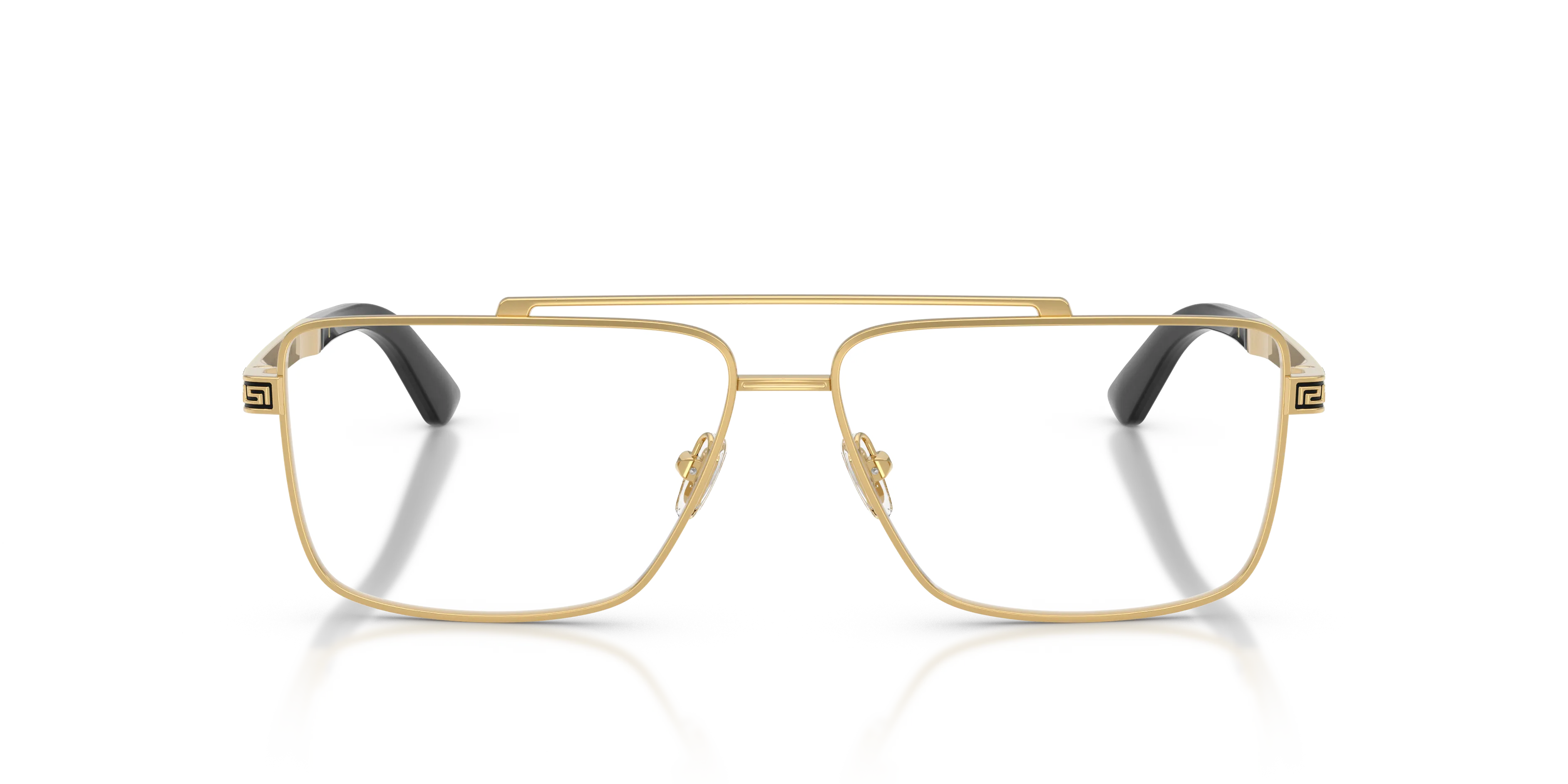 Versace VE1315 1436 Montature da vista Metallo Oro Trasparente Squadrata Normale - immagine 3