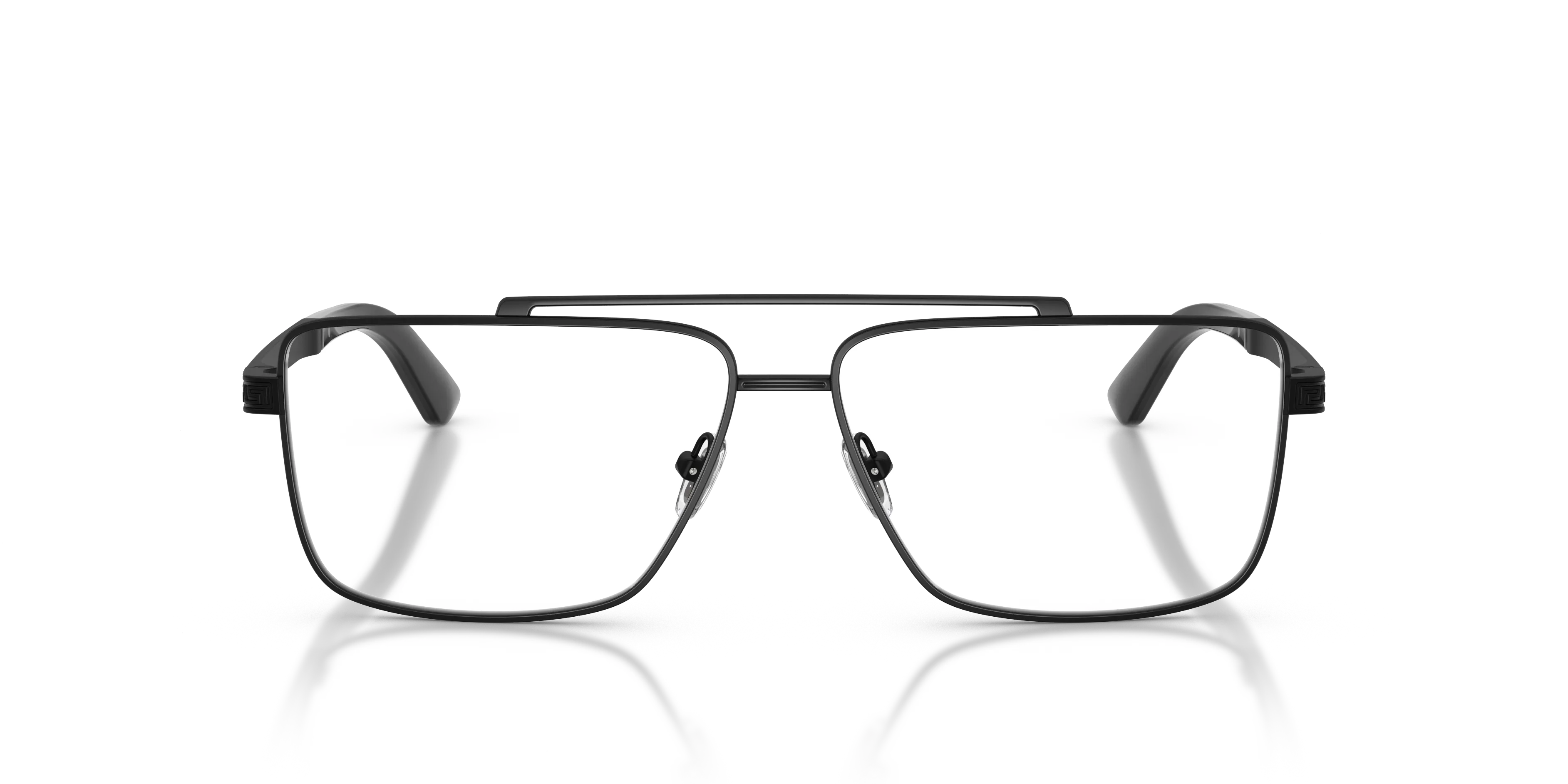 Versace VE1315 1261 Montature da vista Metallo Nero Trasparente Squadrata Normale - immagine 3
