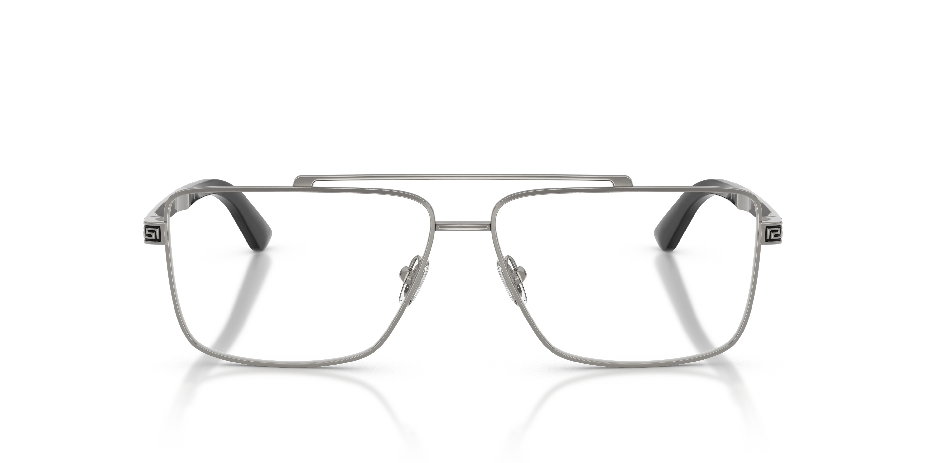 Versace VE1315 1001 Montature da vista Metallo Grigio Trasparente Squadrata Normale - immagine 3