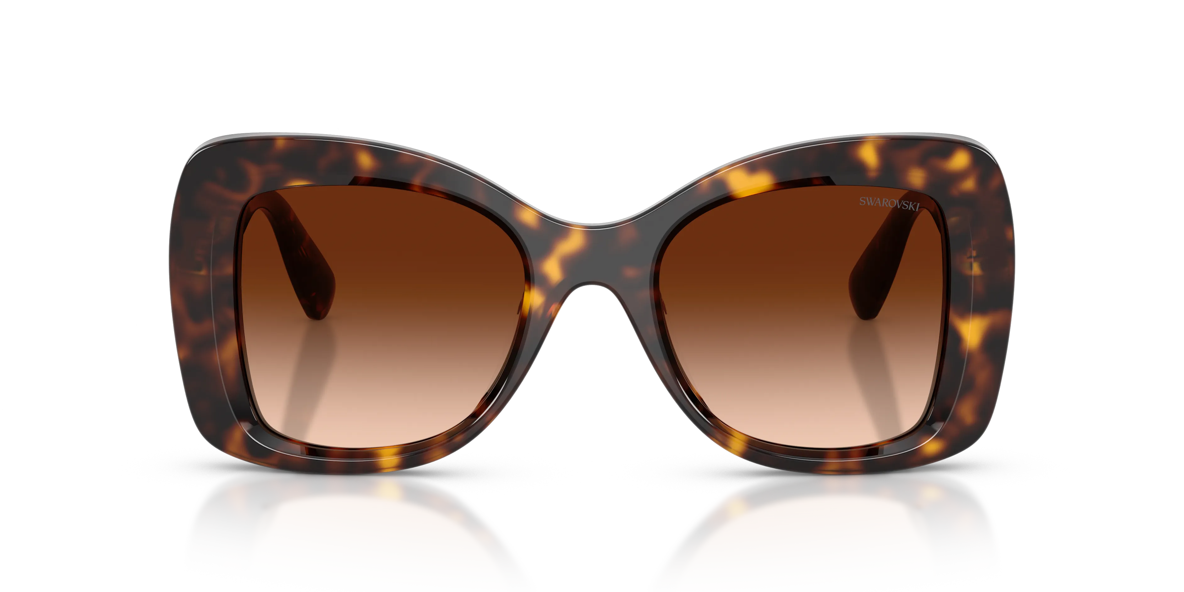 Swarovski SK6062U 100274 Occhiali da sole Acetato Tartaruga Marrone Farfalla Normale Sfumato - immagine 3