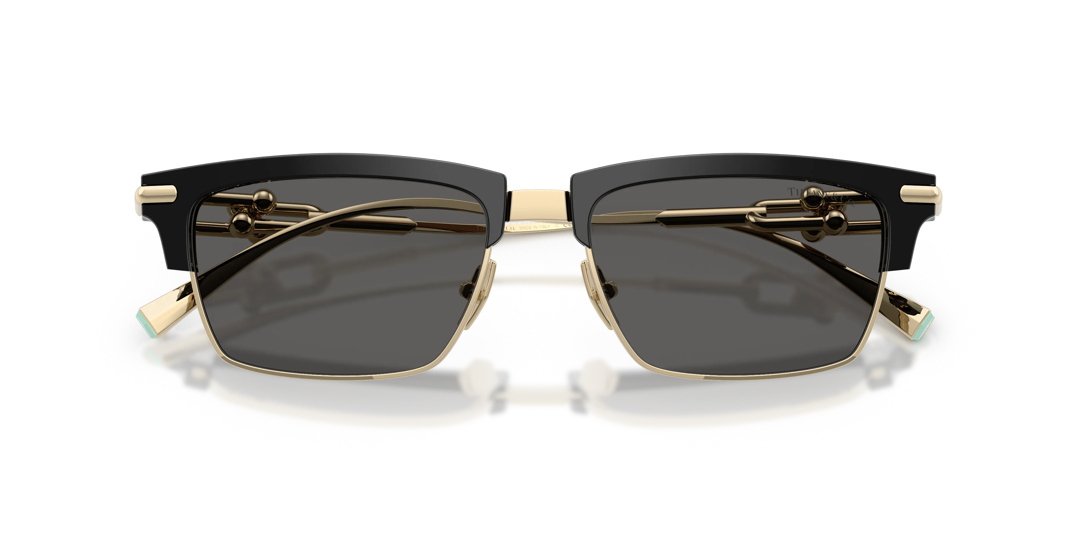 Tiffany TF4262K 8001S4 Occhiali da sole Acetato Nero Grigio Squadrata Normale - immagine 2