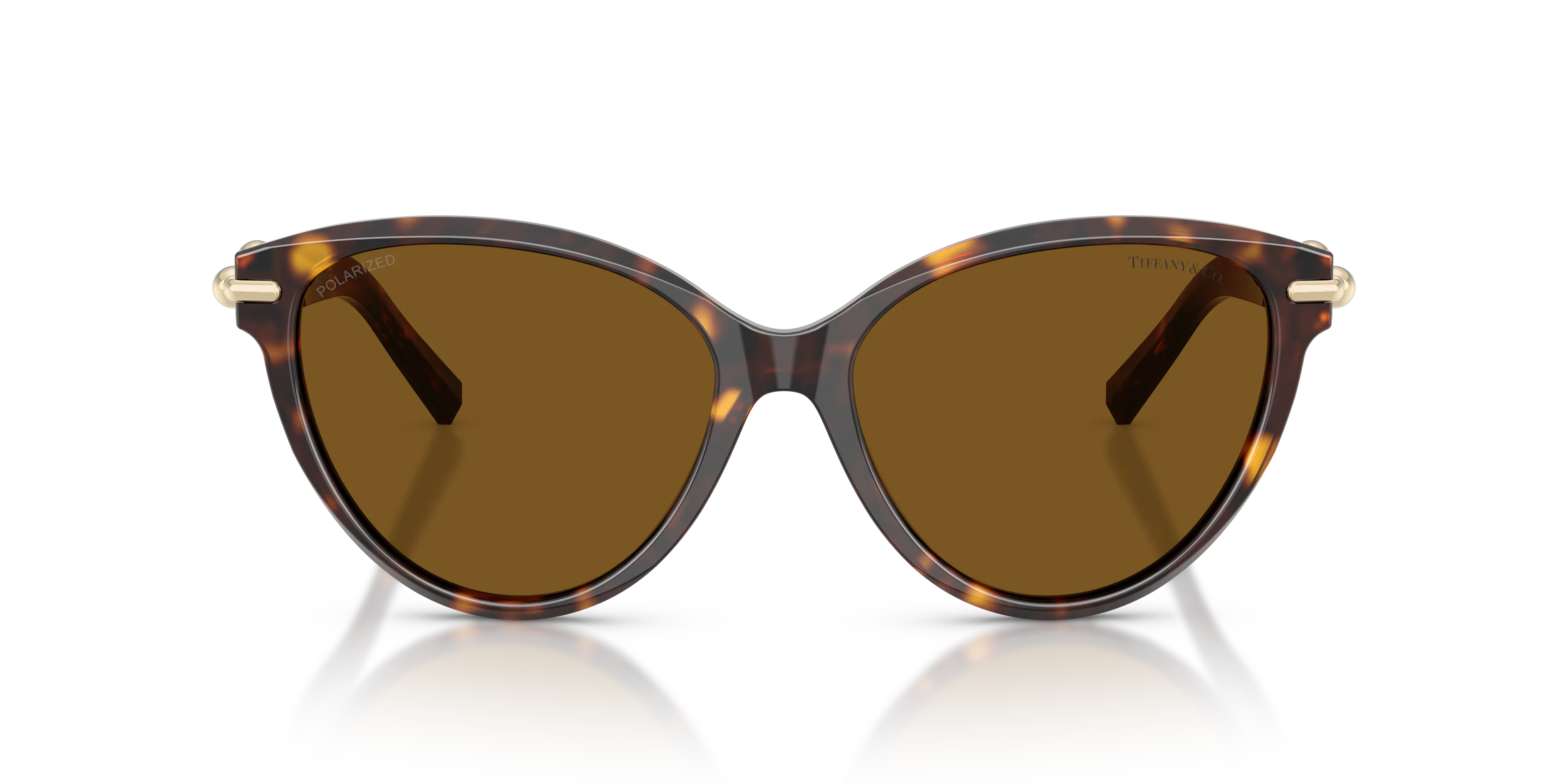 Tiffany TF4261 801583 Occhiali da sole Acetato Tartaruga Marrone Cat Eye Polarizzata - immagine 3