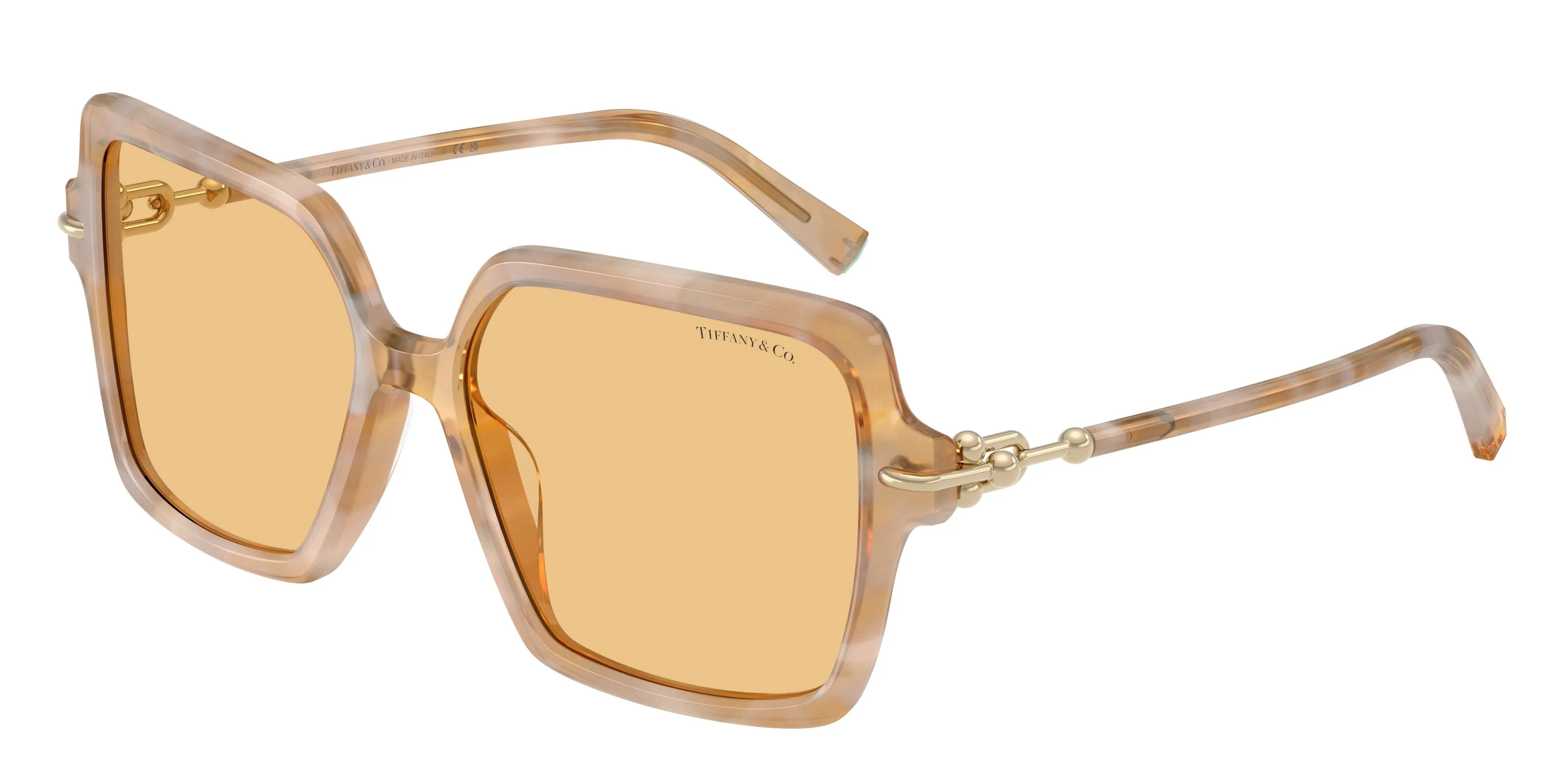 Tiffany TF4260U 8451/7 Occhiali da sole Acetato Tartaruga Arancione Squadrata Normale - immagine 1