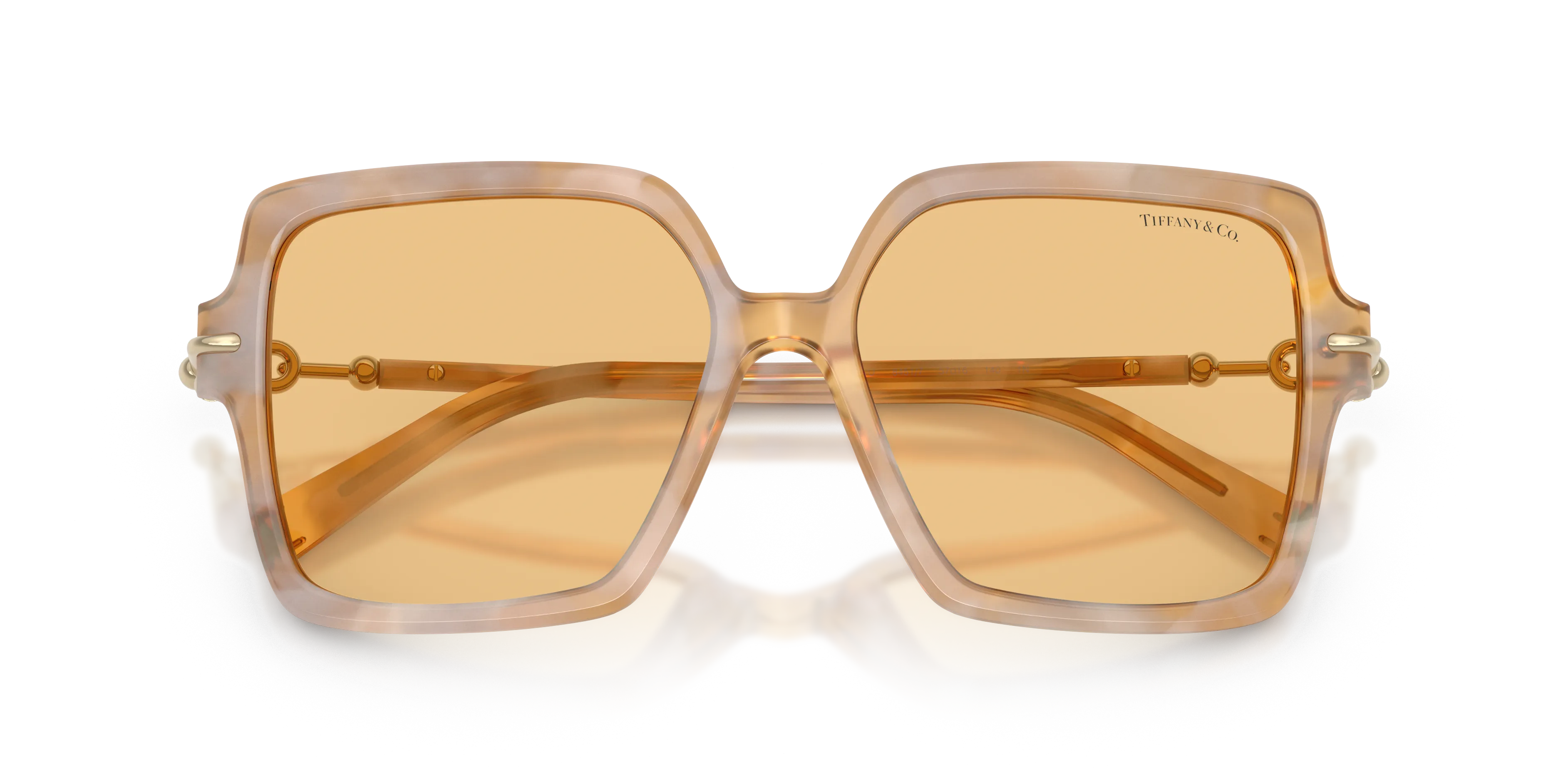 Tiffany TF4260U 8451/7 Occhiali da sole Acetato Tartaruga Arancione Squadrata Normale - immagine 2