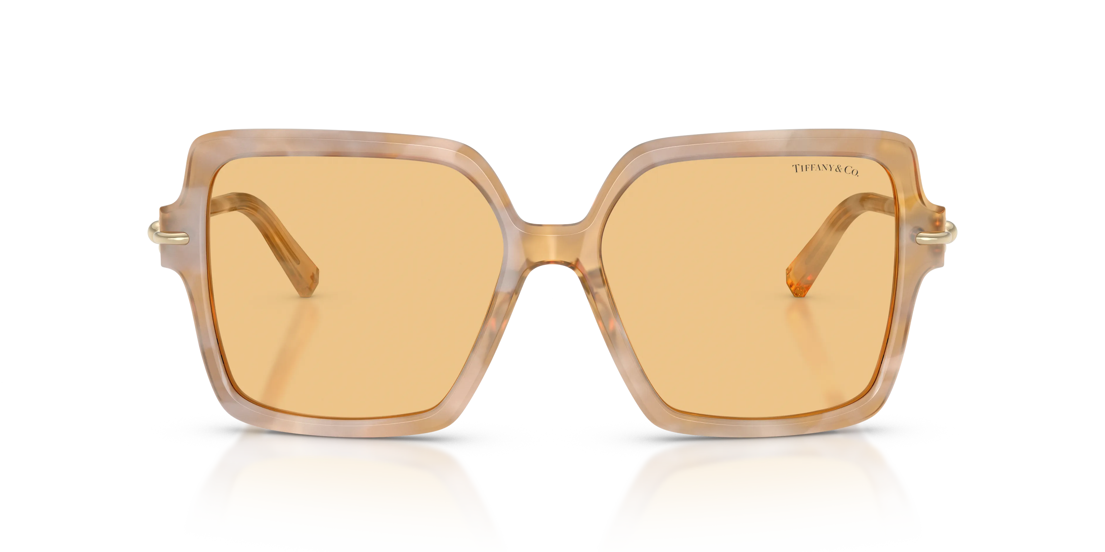 Tiffany TF4260U 8451/7 Occhiali da sole Acetato Tartaruga Arancione Squadrata Normale - immagine 3