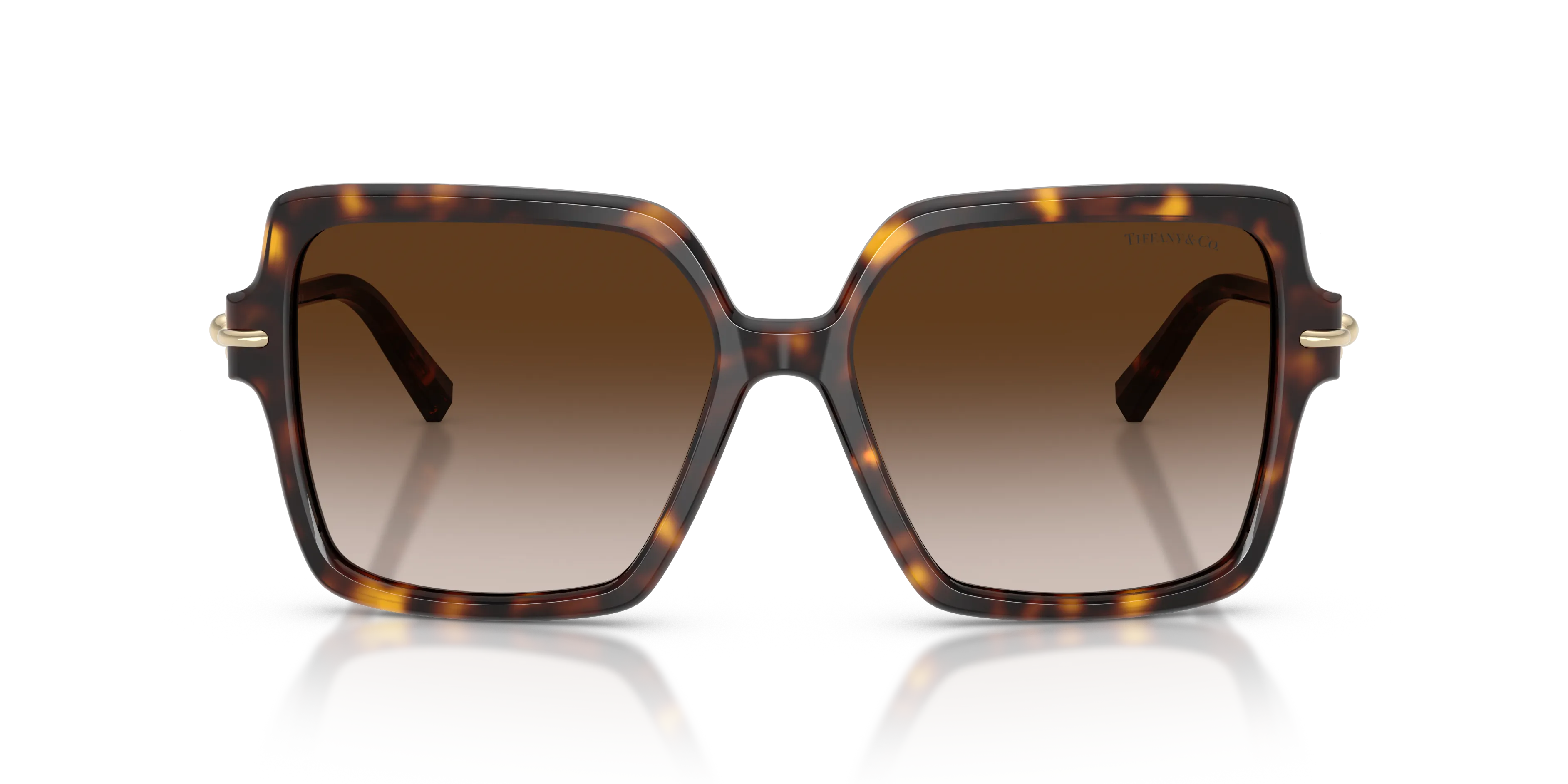 Tiffany TF4260U 80153B Occhiali da sole Acetato Tartaruga Marrone Squadrata Normale Sfumato - immagine 3