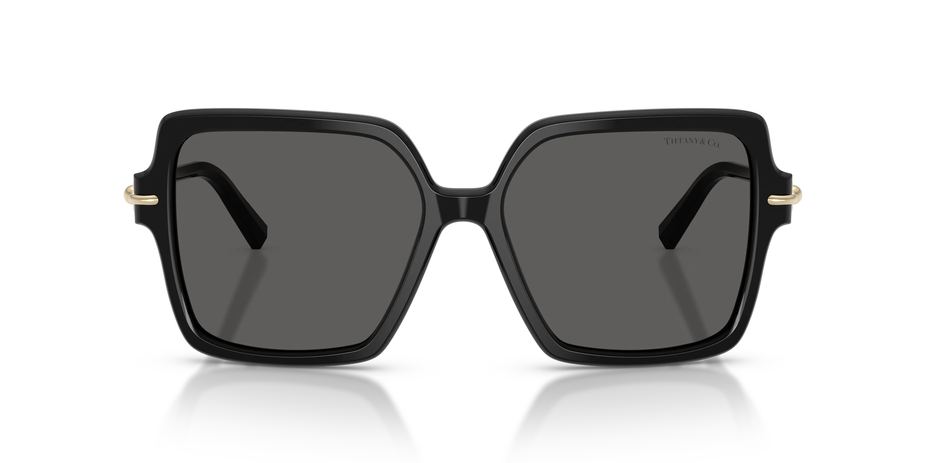 Tiffany TF4260U 8001S4 Occhiali da sole Acetato Nero Grigio Squadrata Normale - immagine 3