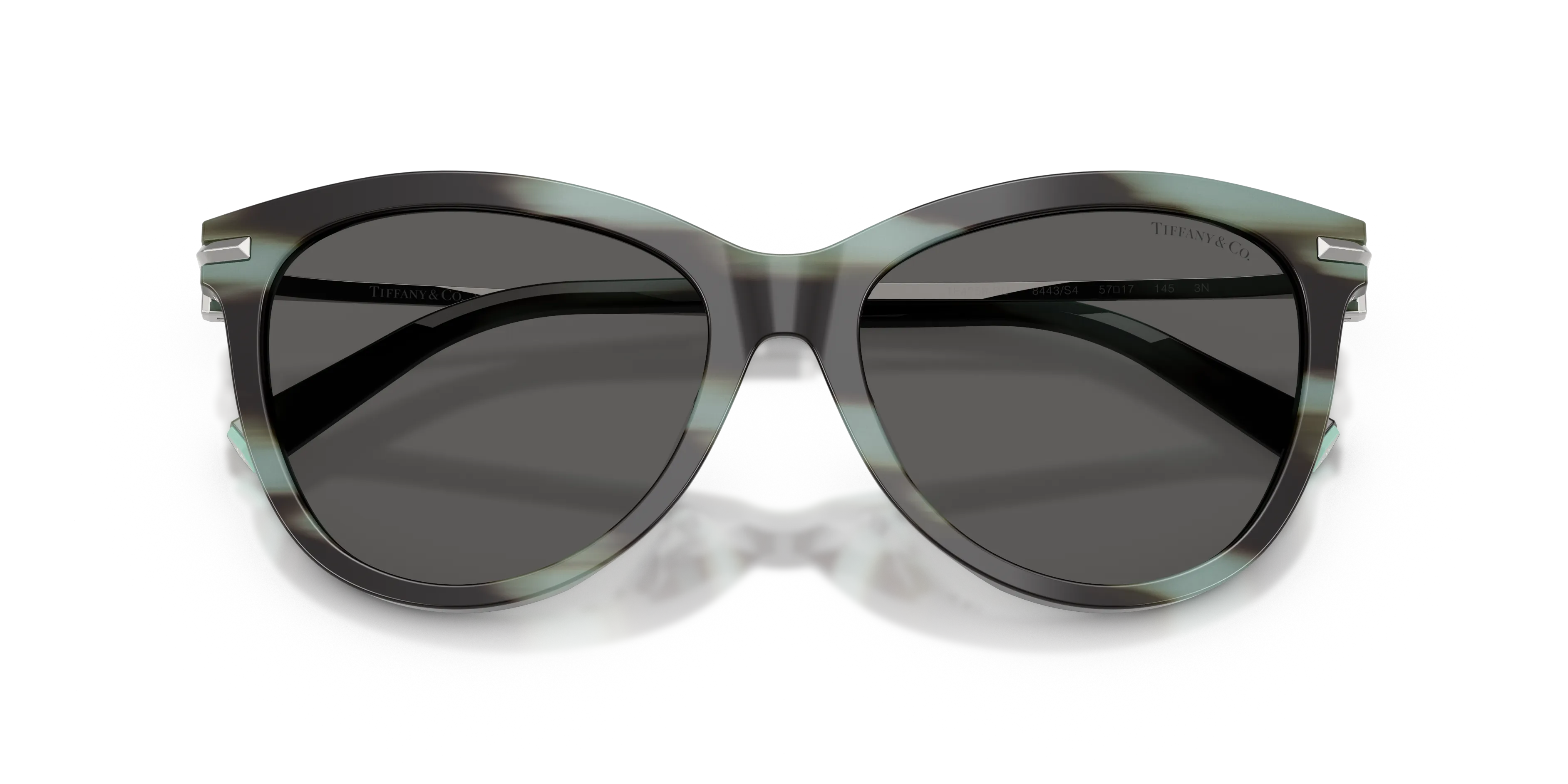 Tiffany TF4258BU 8443S4 Occhiali da sole Acetato Tartaruga Grigio Pantos Normale - immagine 2
