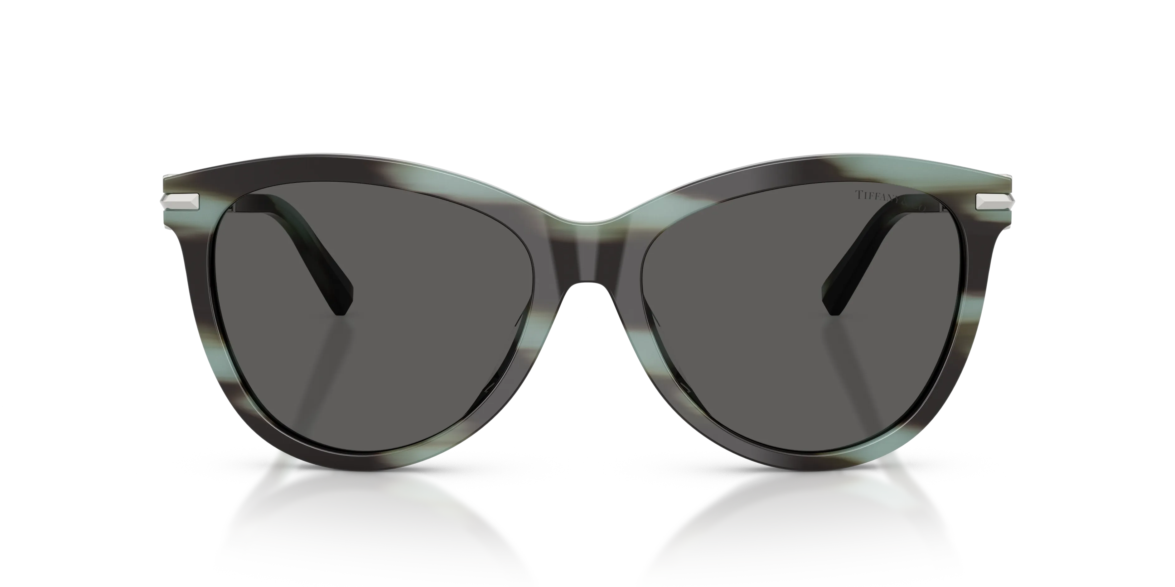 Tiffany TF4258BU 8443S4 Occhiali da sole Acetato Tartaruga Grigio Pantos Normale - immagine 3