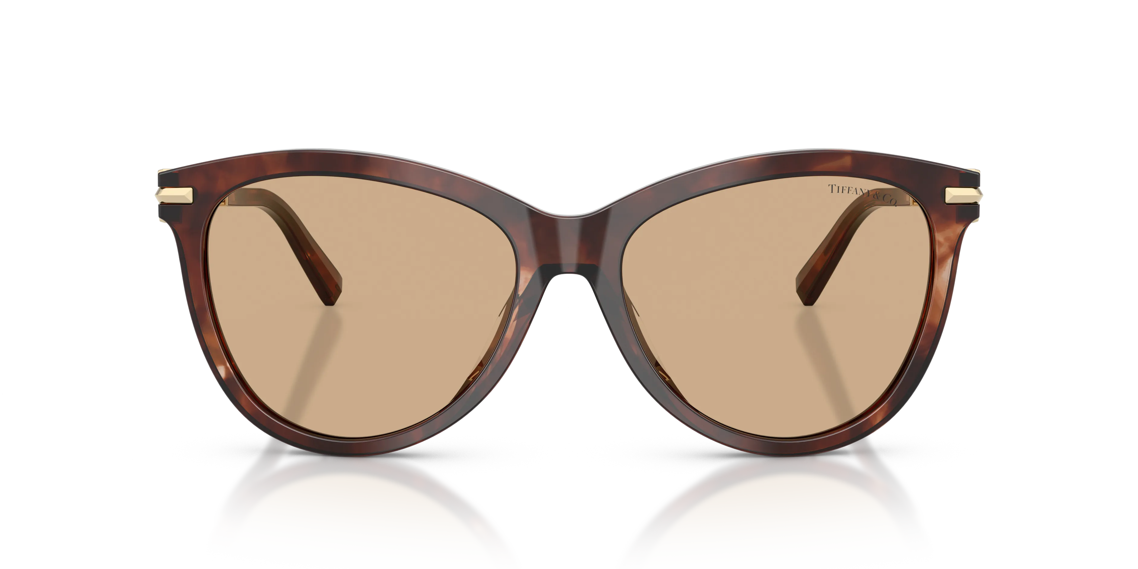 Tiffany TF4258BU 8421/8 Occhiali da sole Acetato Marrone Giallo Pantos Normale - immagine 3