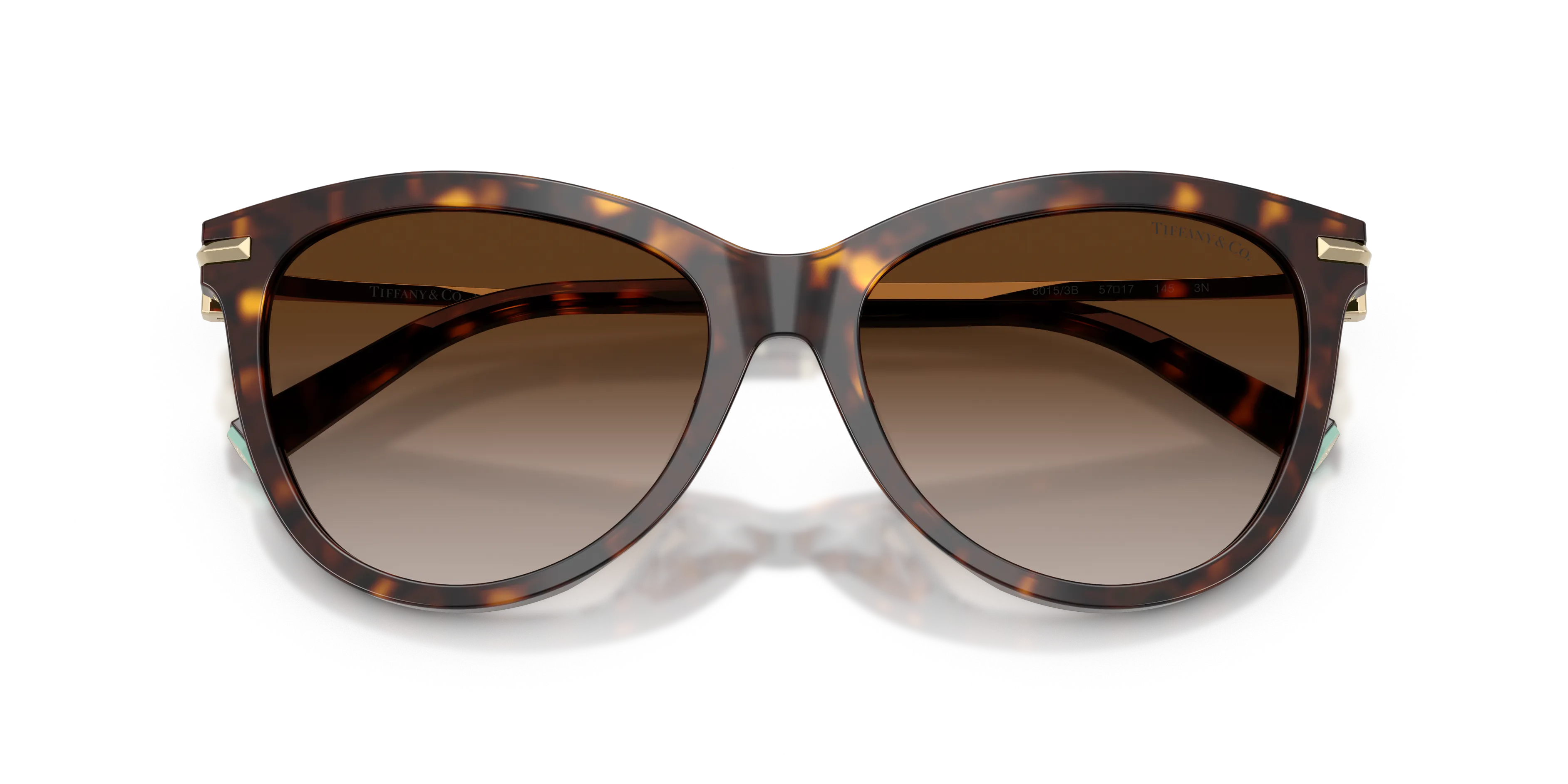 Tiffany TF4258BU 80153B Occhiali da sole Acetato Tartaruga Marrone Pantos Normale Sfumato - immagine 2