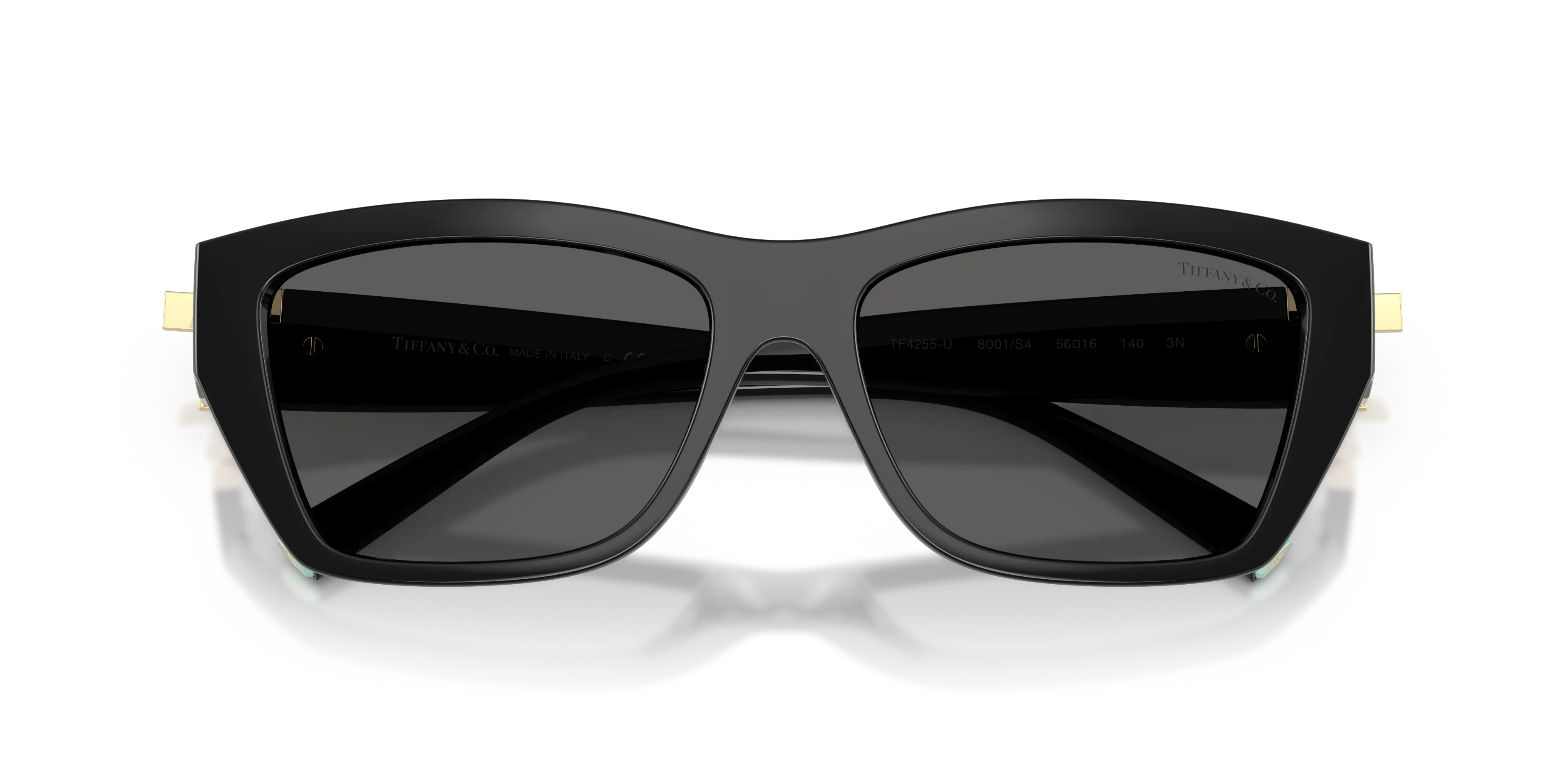 Tiffany TF4255U 8001S4 Occhiali da sole Iniettato Nero Grigio Squadrata Normale - immagine 2