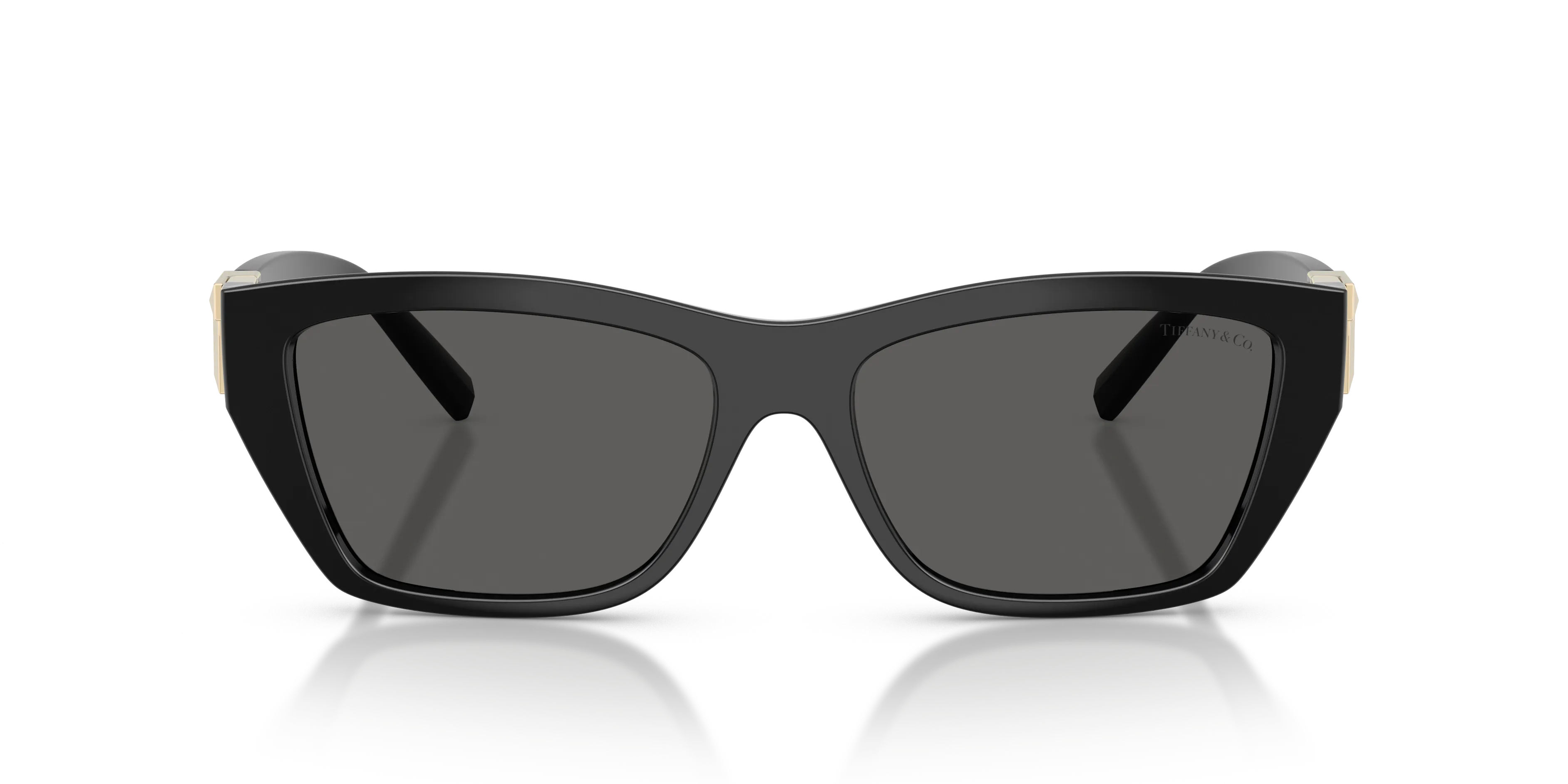Tiffany TF4255U 8001S4 Occhiali da sole Iniettato Nero Grigio Squadrata Normale - immagine 3