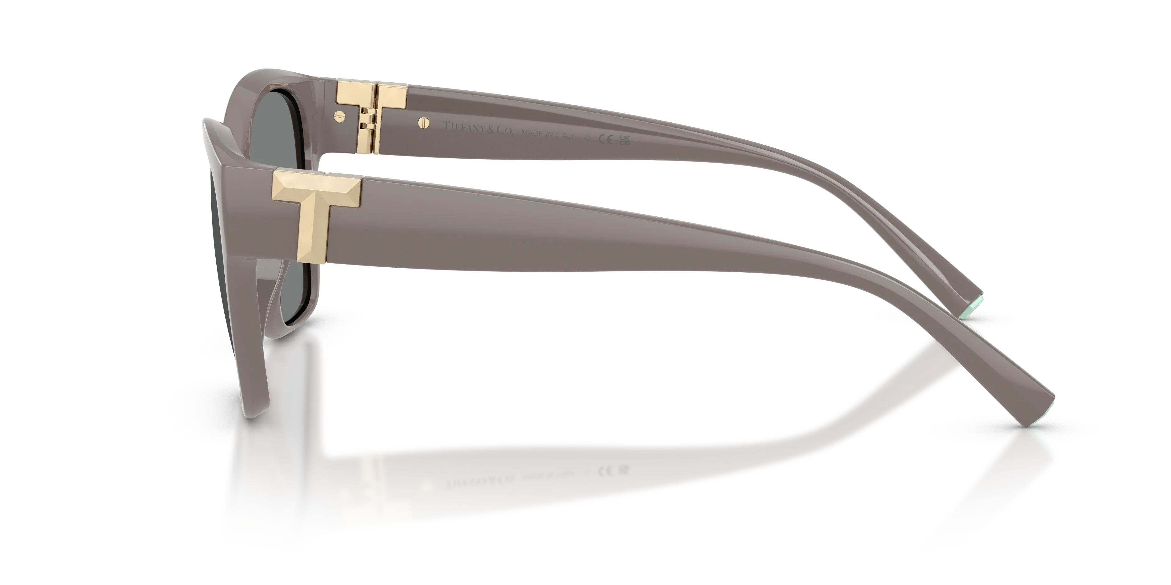 Tiffany TF4254U 840187 Occhiali da sole Iniettato Marrone Grigio Squadrata Normale - immagine 4