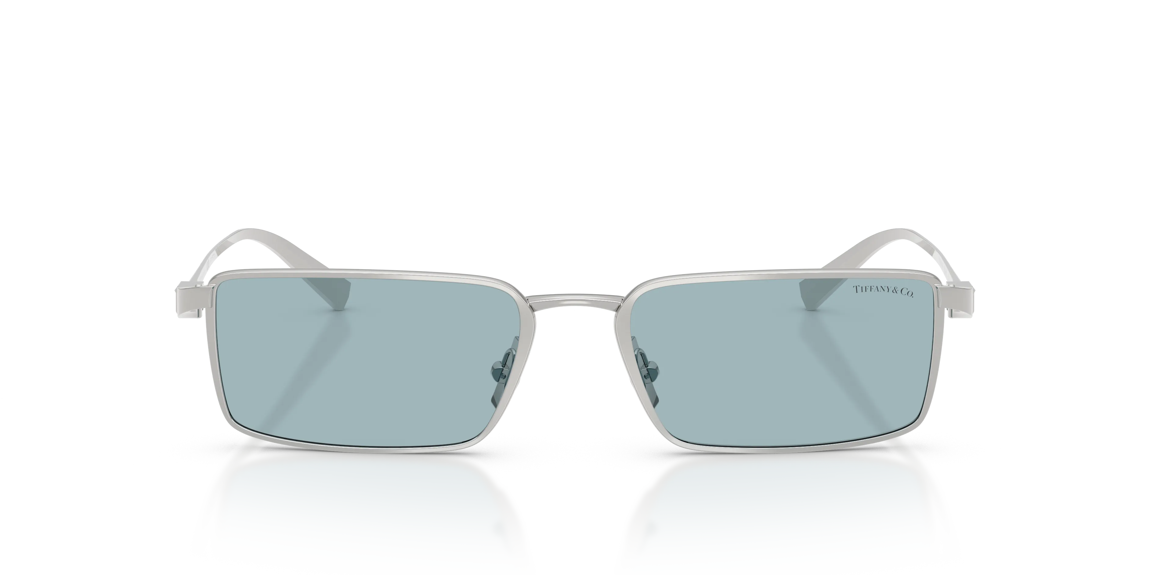 Tiffany TF3121KB 623756 Occhiali da sole Metallo Argento Blu Squadrata Normale - immagine 3