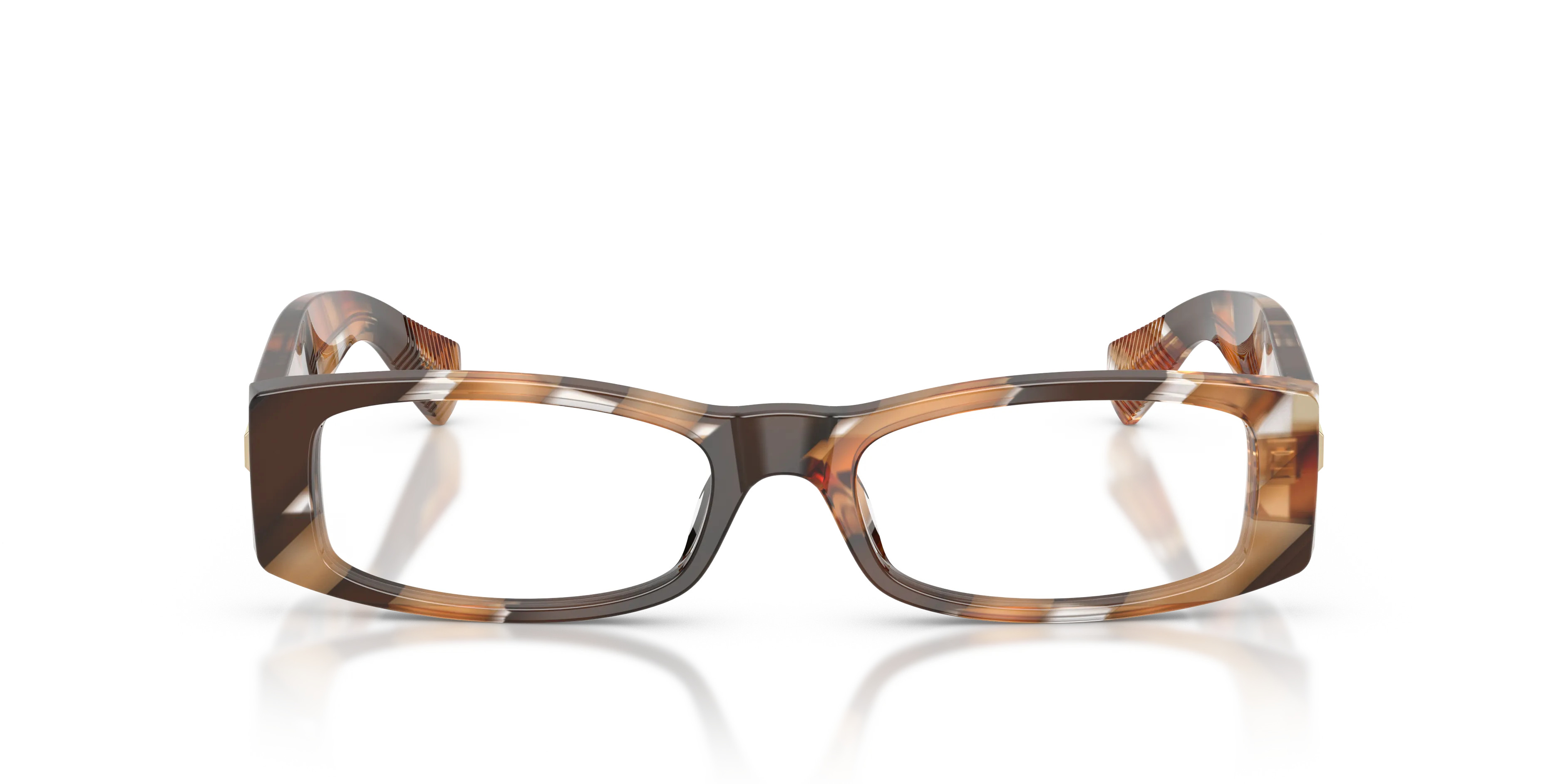 Tiffany TF2294U 8454 Montature da vista Acetato Marrone Trasparente Squadrata Normale - immagine 3