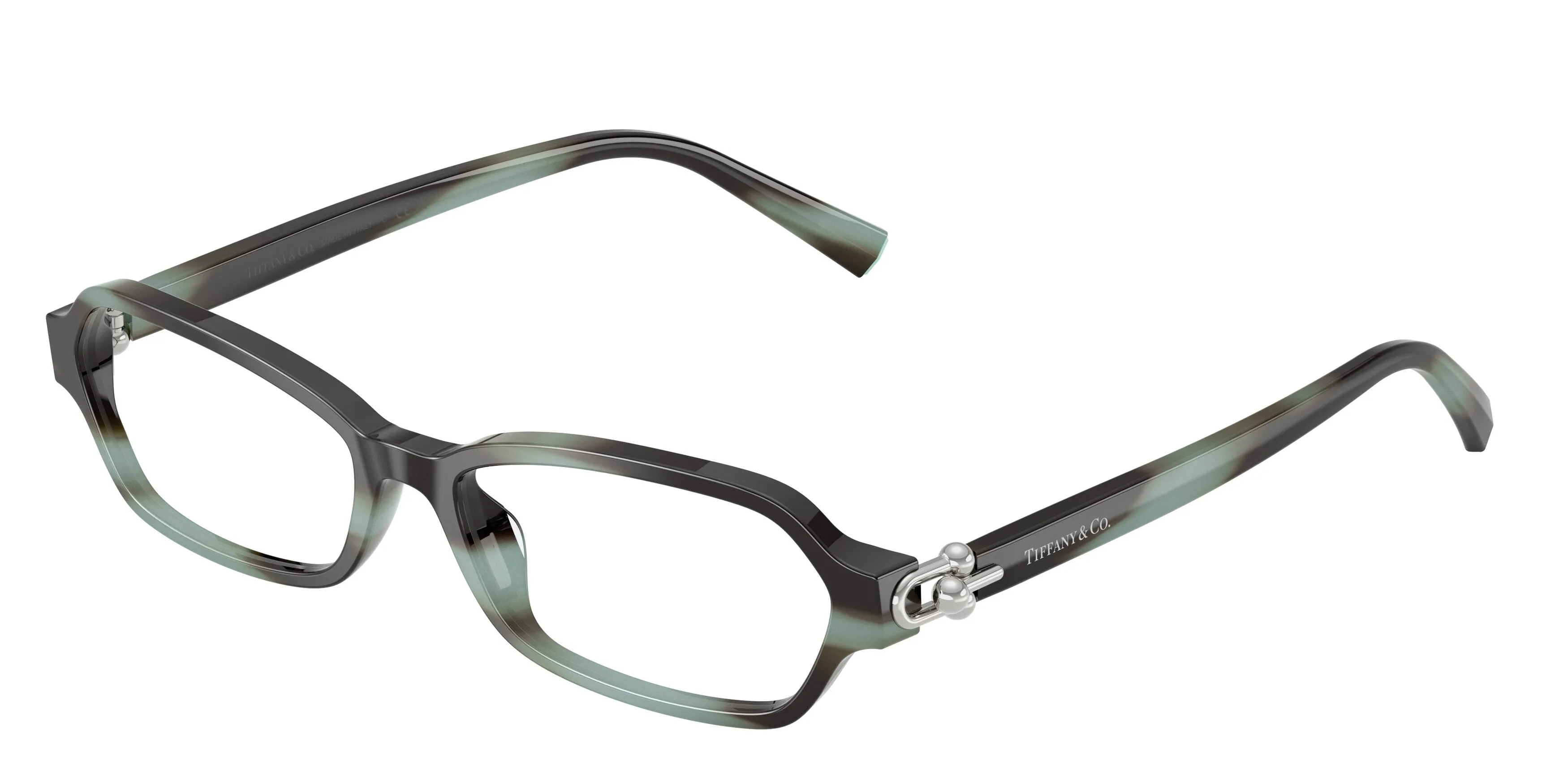 Tiffany TF2293U 8443 Montature da vista Acetato Tartaruga Trasparente Geometrica Normale - immagine 1