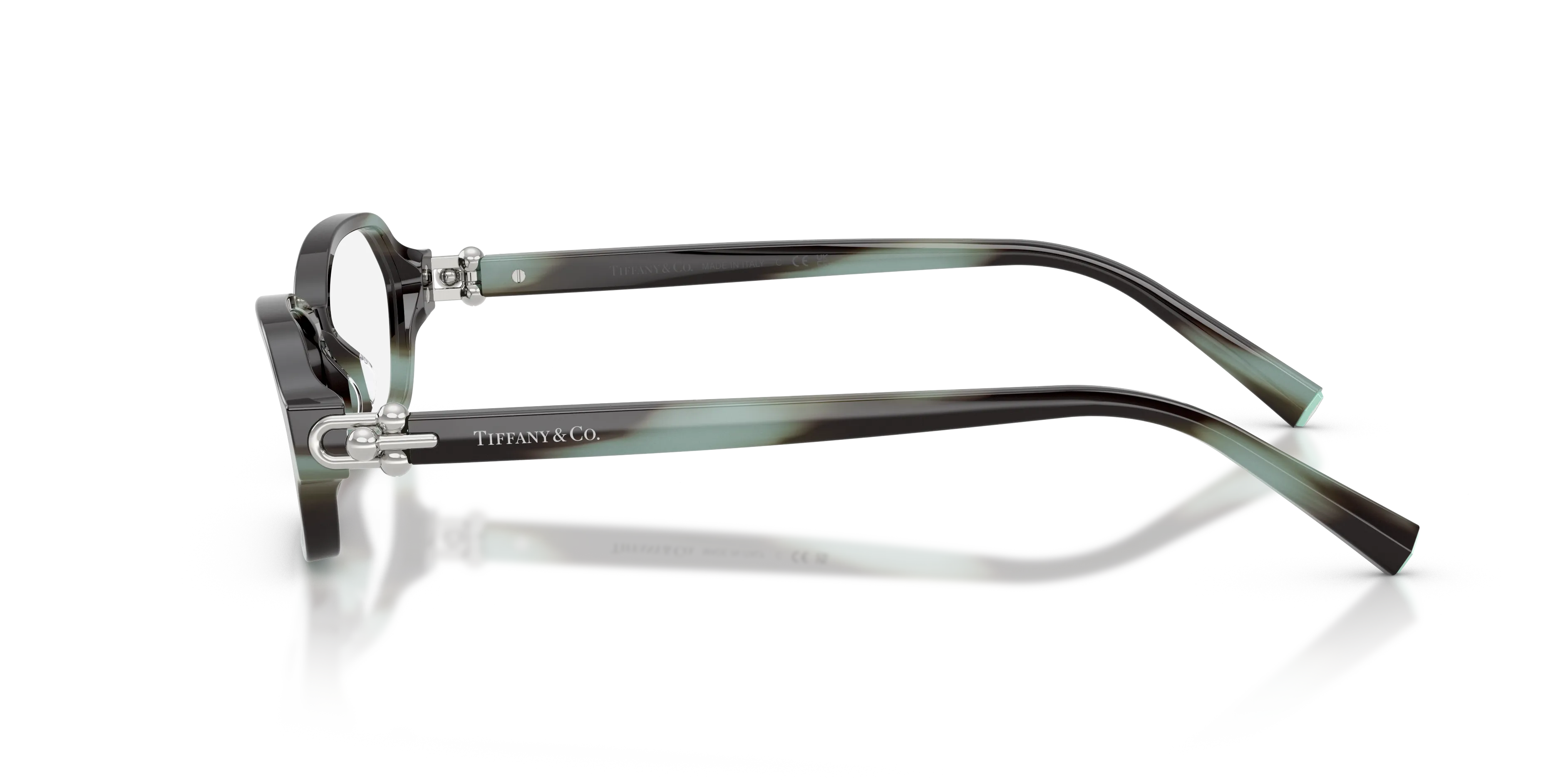 Tiffany TF2293U 8443 Montature da vista Acetato Tartaruga Trasparente Geometrica Normale - immagine 4
