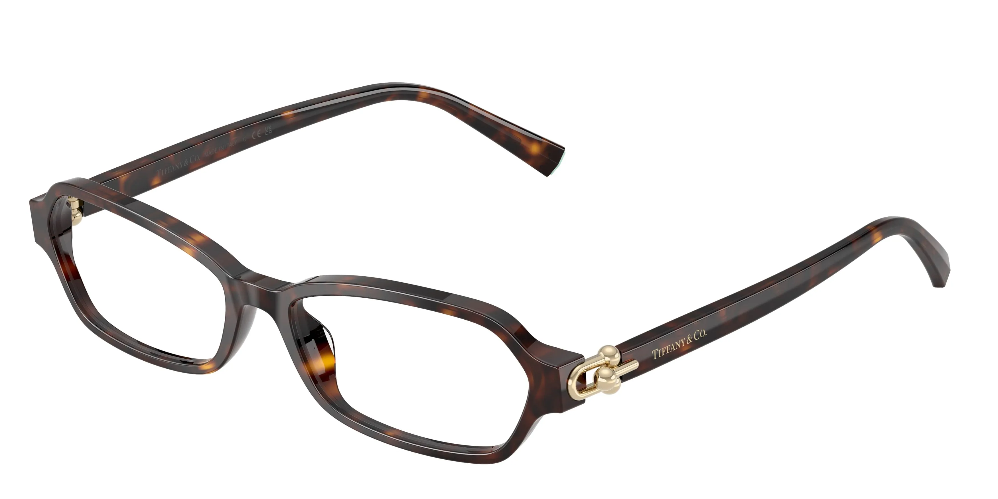 Tiffany TF2293U 8015 Montature da vista Acetato Tartaruga Trasparente Geometrica Normale - immagine 1
