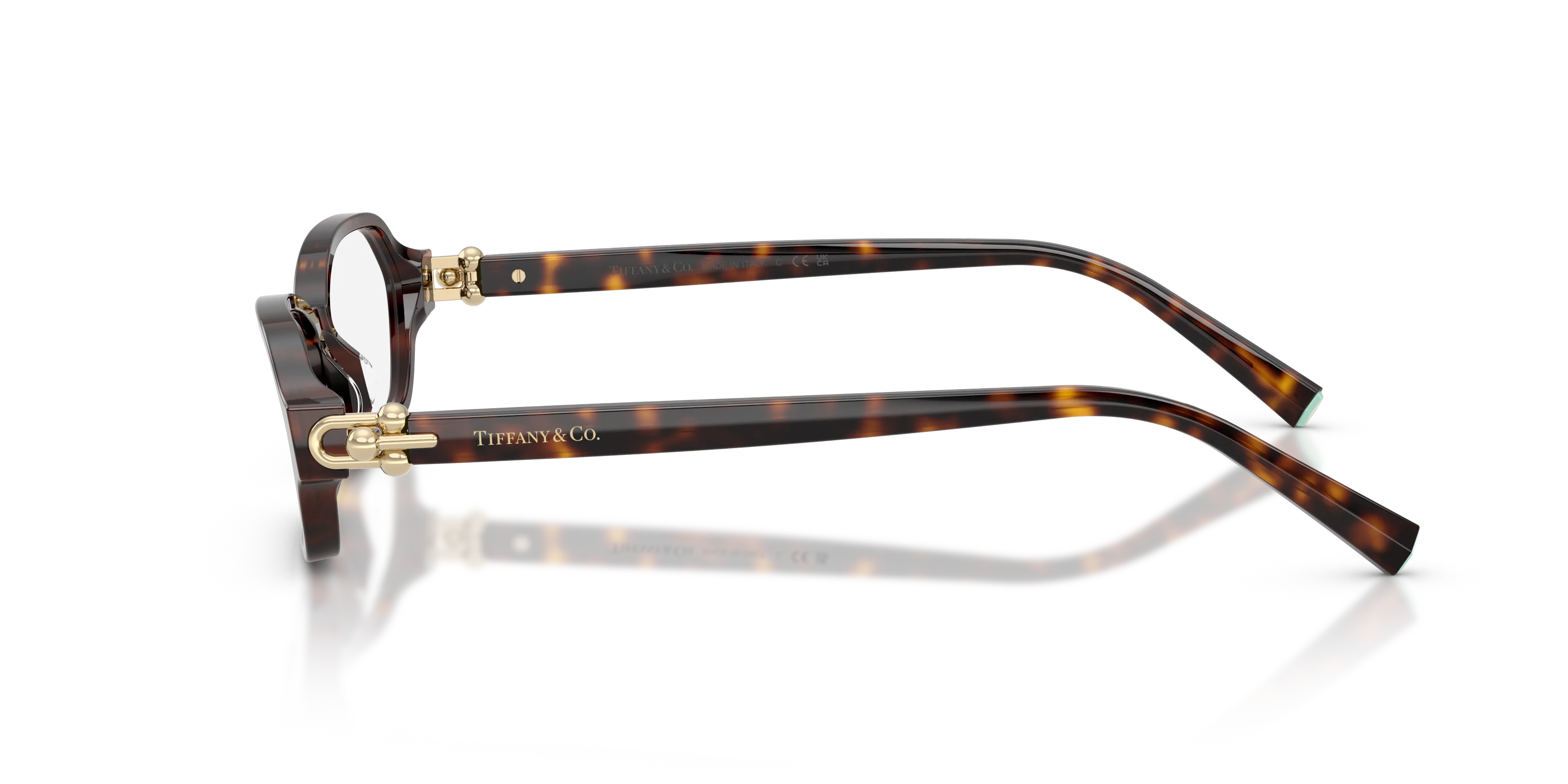 Tiffany TF2293U 8015 Montature da vista Acetato Tartaruga Trasparente Geometrica Normale - immagine 4