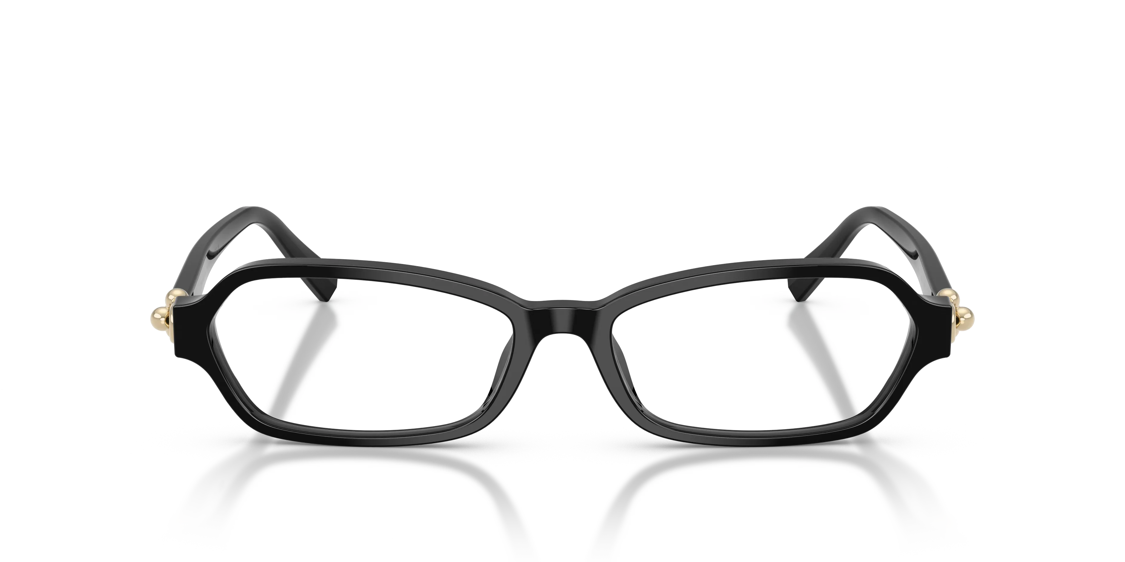 Tiffany TF2293U 8001 Montature da vista Acetato Nero Trasparente Geometrica Normale - immagine 3
