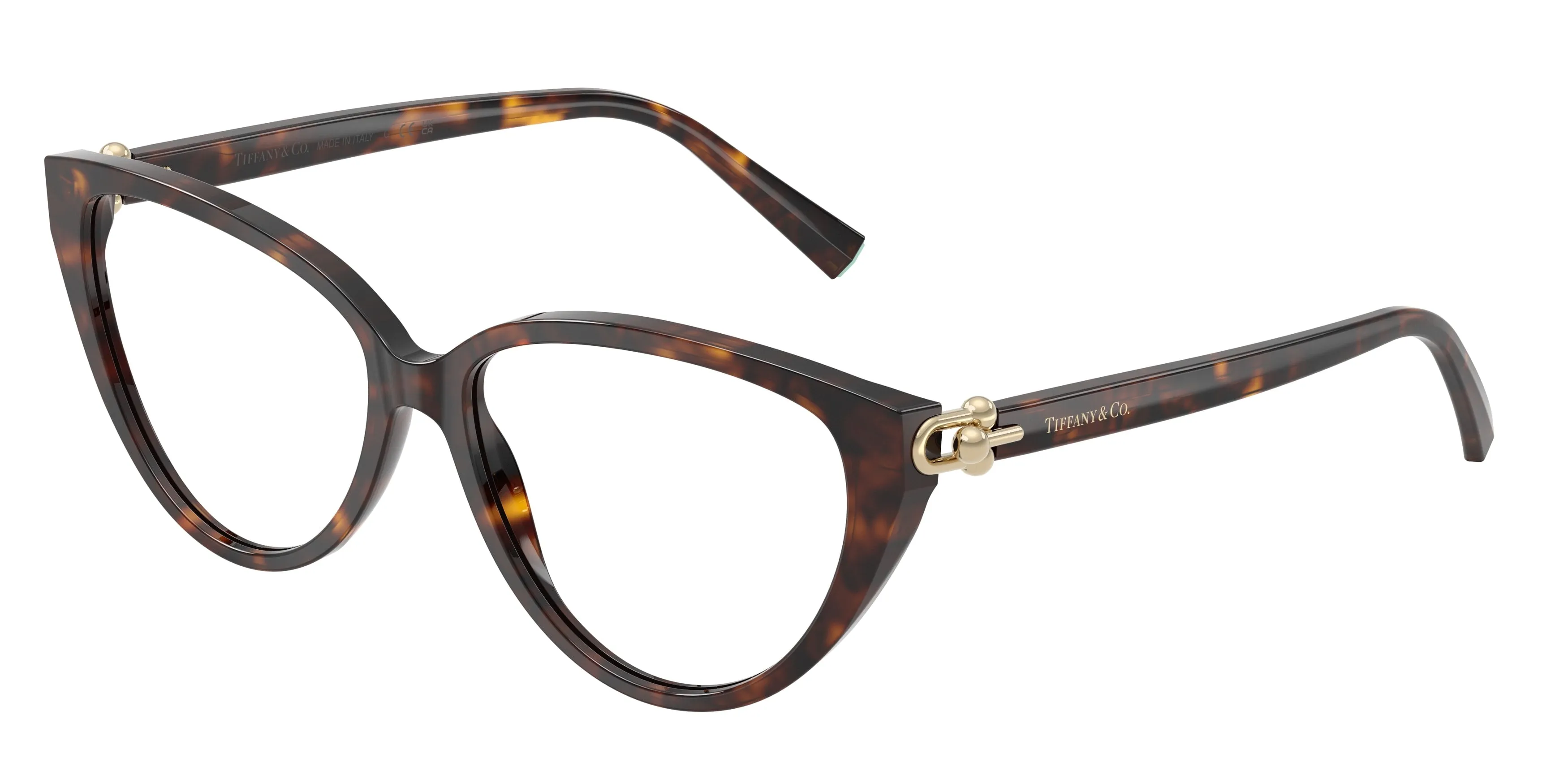Tiffany TF2292 8015 Montature da vista Acetato Tartaruga Trasparente Cat Eye Normale - immagine 1