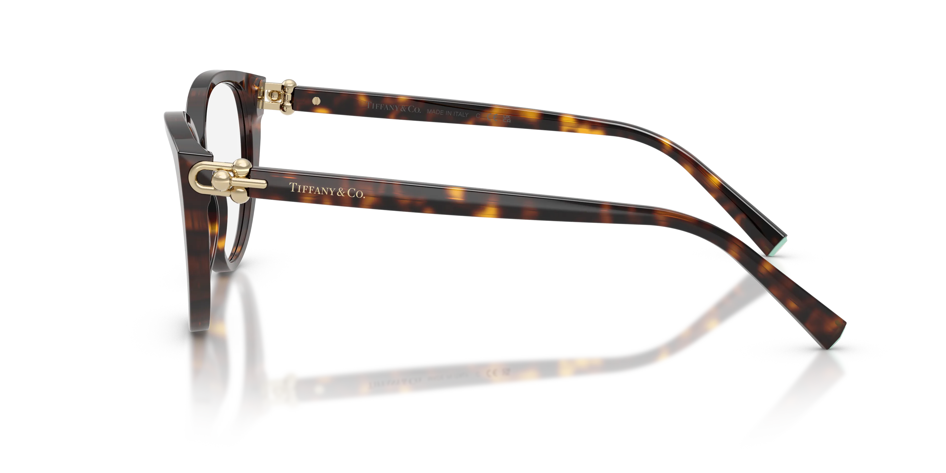 Tiffany TF2292 8015 Montature da vista Acetato Tartaruga Trasparente Cat Eye Normale - immagine 4
