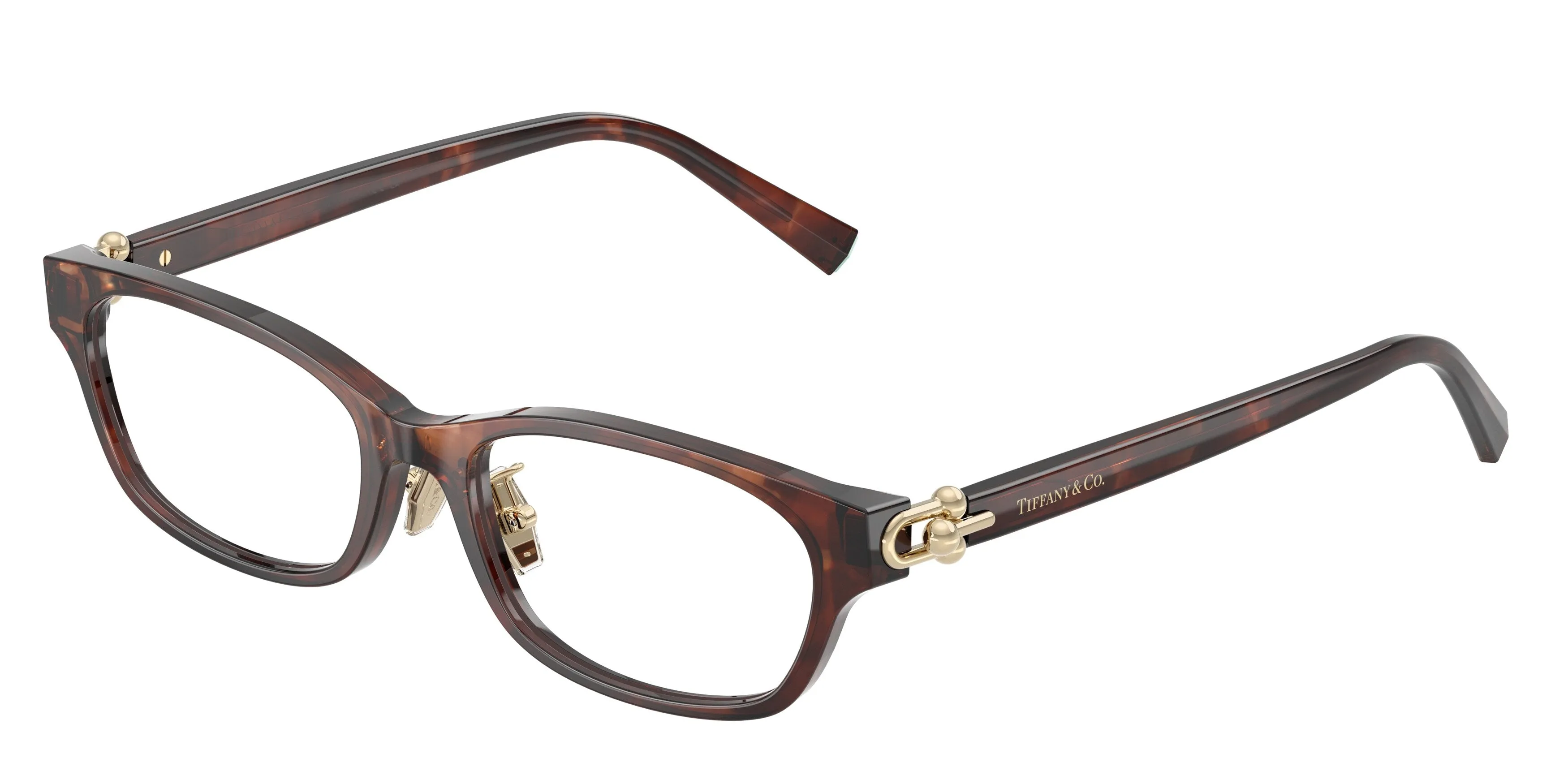 Tiffany TF2291D 8421 Montature da vista Acetato Marrone Trasparente Pillow Normale - immagine 1