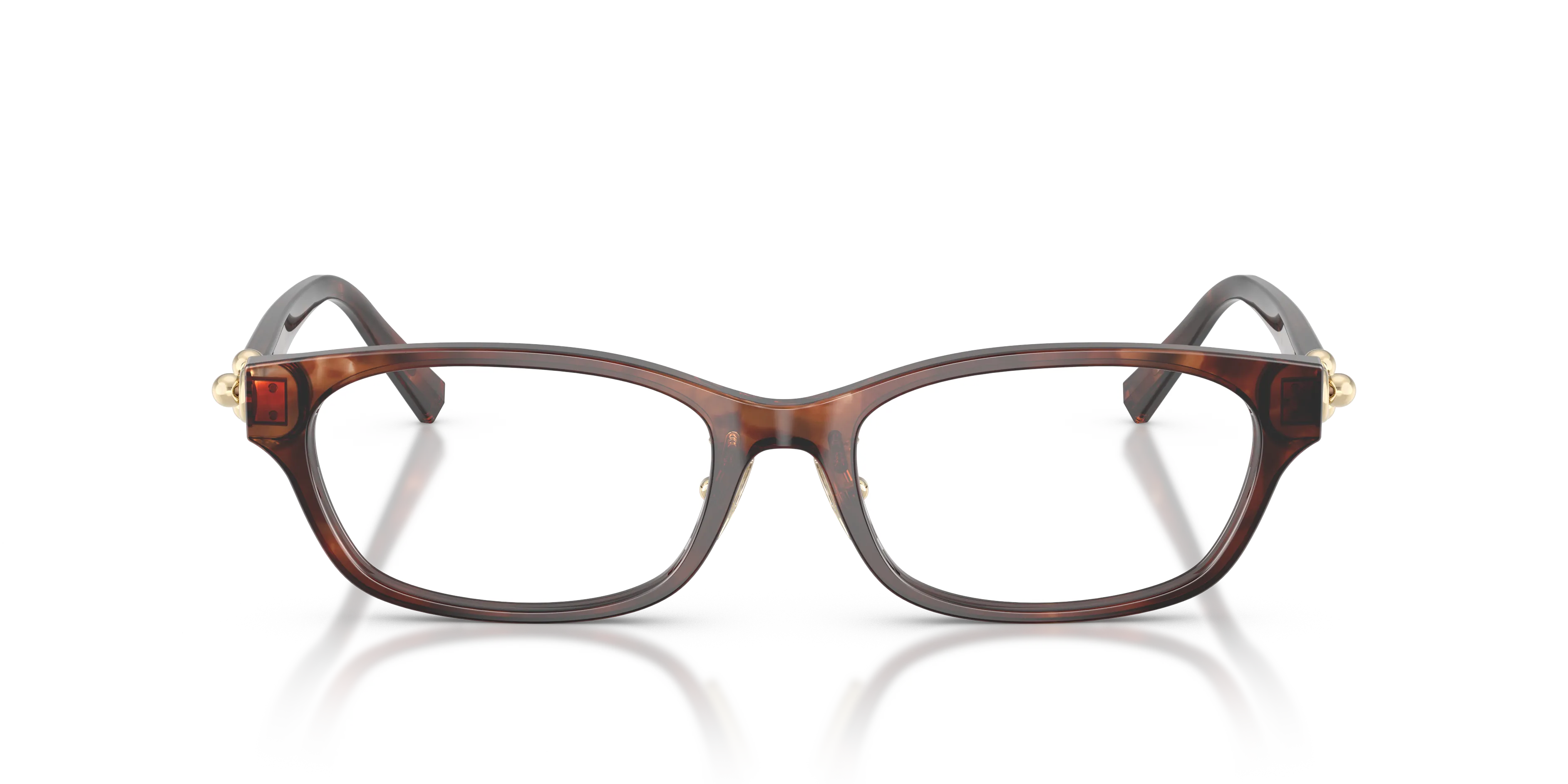 Tiffany TF2291D 8421 Montature da vista Acetato Marrone Trasparente Pillow Normale - immagine 3