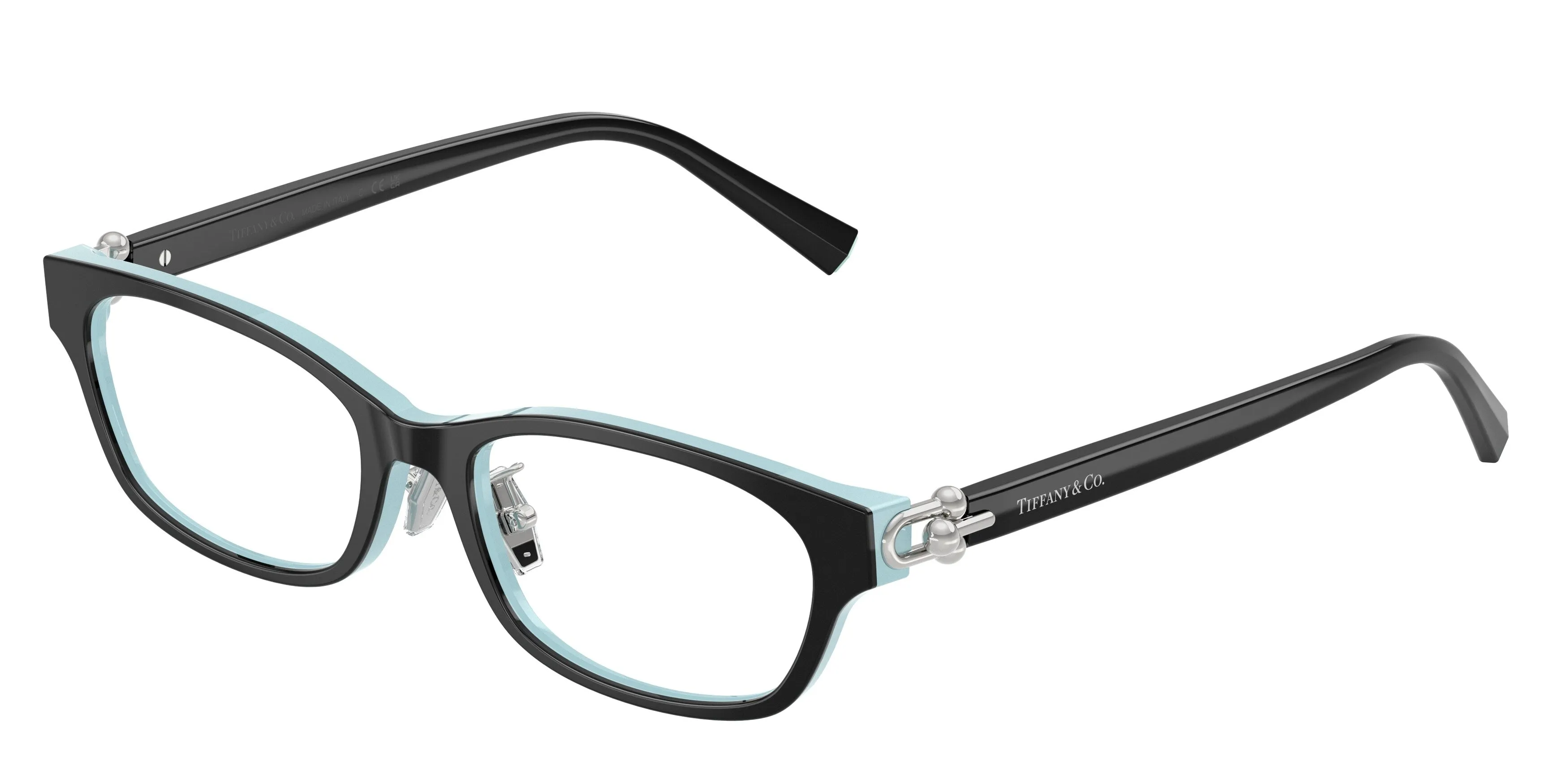 Tiffany TF2291D 8055 Montature da vista Acetato Nero Trasparente Pillow Normale - immagine 1