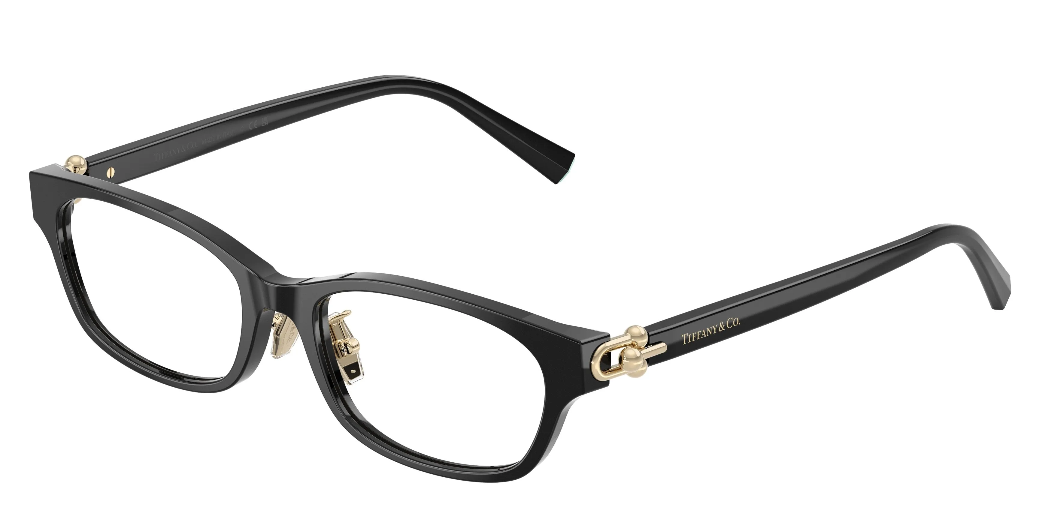Tiffany TF2291D 8001 Montature da vista Acetato Nero Trasparente Pillow Normale - immagine 1