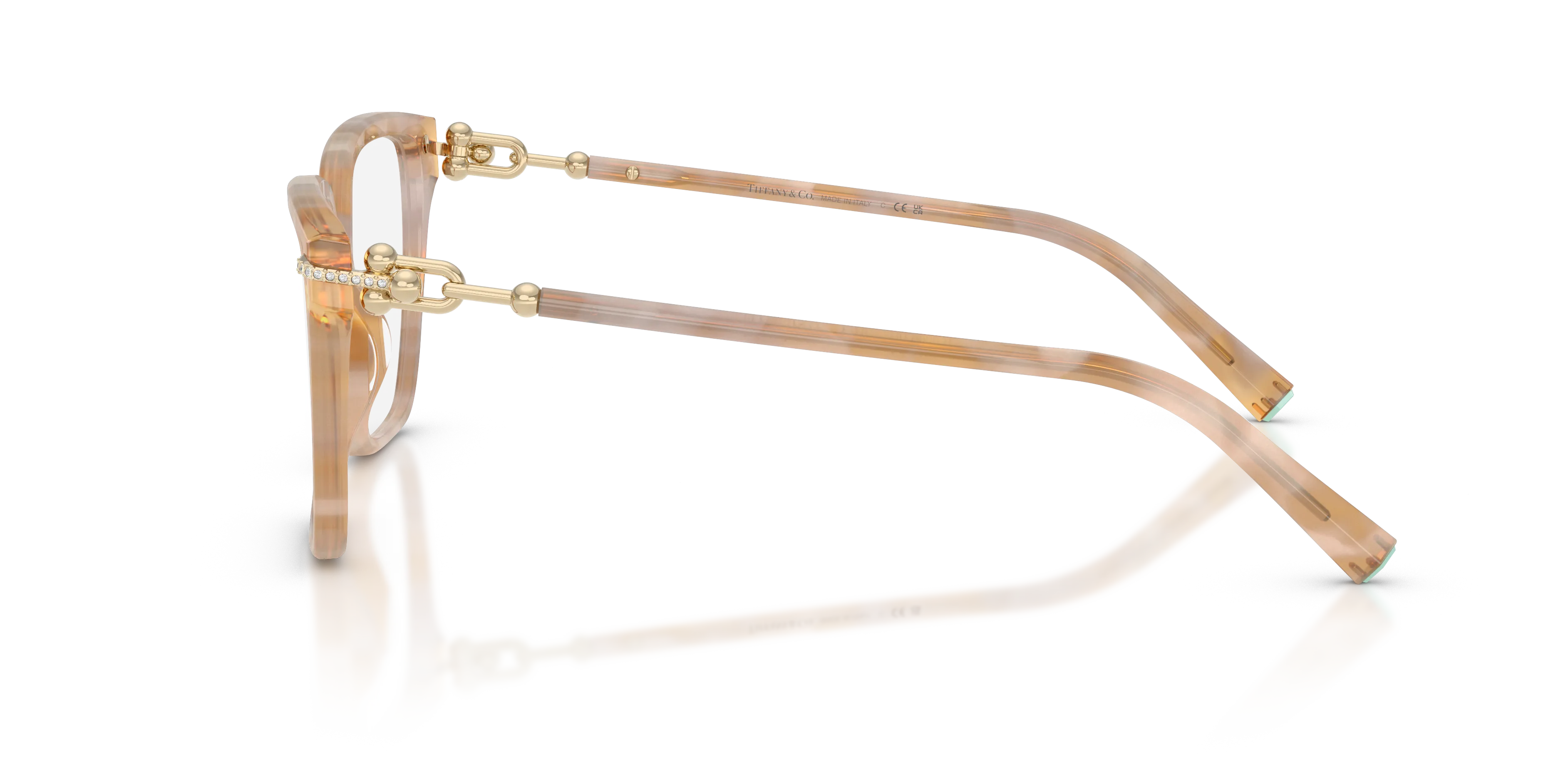 Tiffany TF2290BU 8451 Montature da vista Acetato Tartaruga Trasparente Squadrata Normale - immagine 4