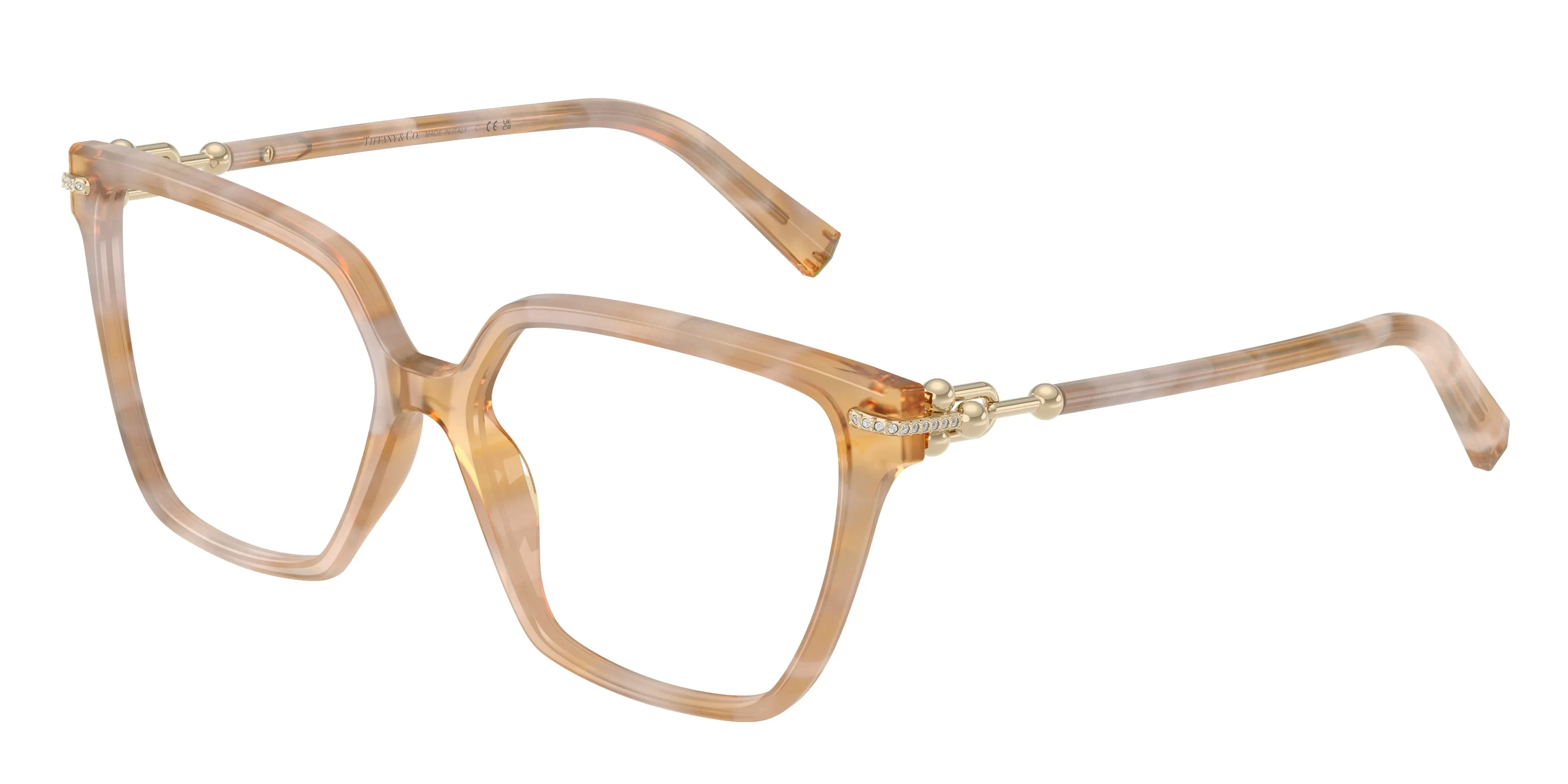 Tiffany TF2290BU 8451 Montature da vista Acetato Tartaruga Trasparente Squadrata Normale - immagine 1