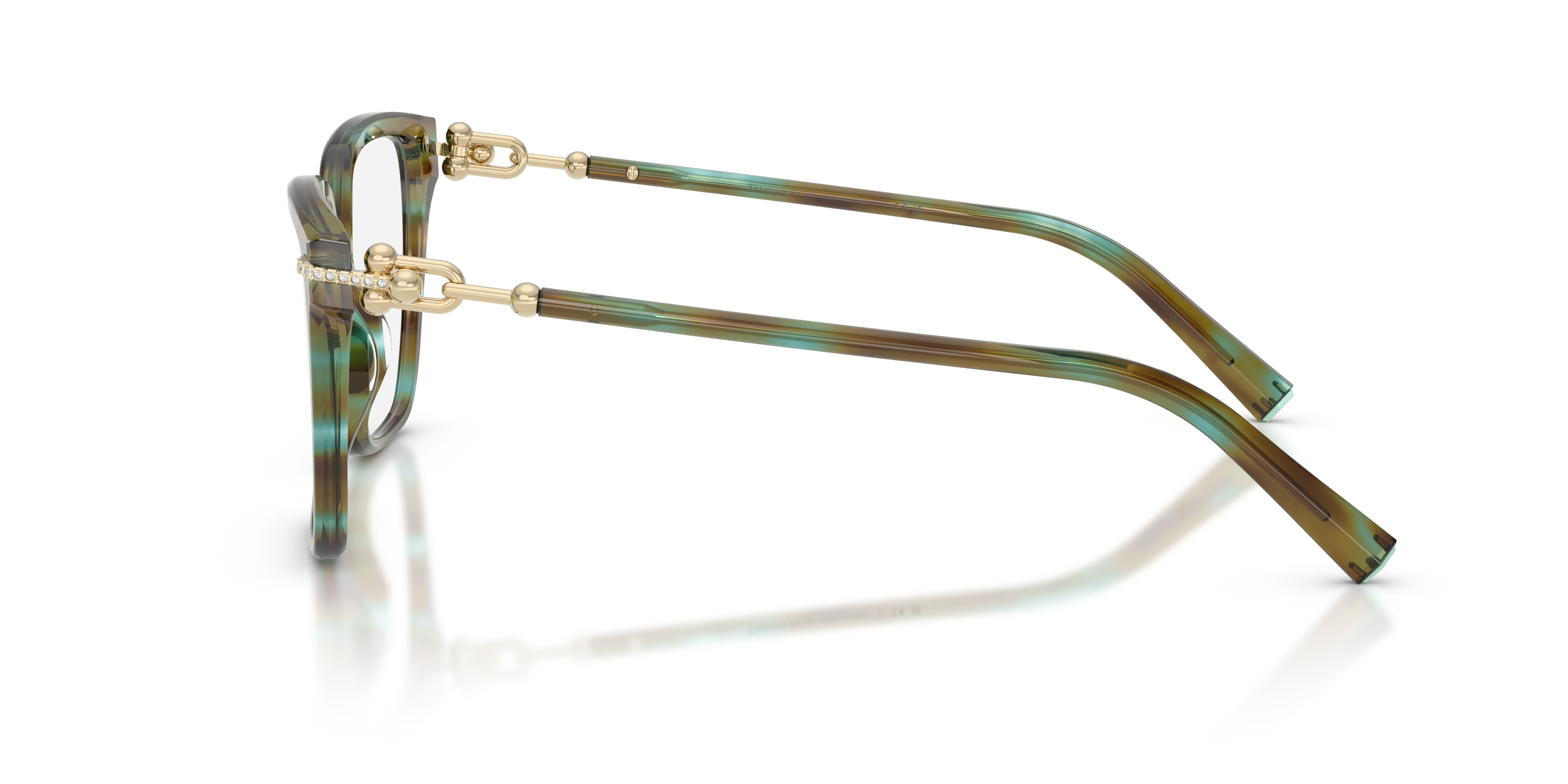 Tiffany TF2290BU 8124 Montature da vista Acetato Blu Trasparente Squadrata Normale - immagine 4