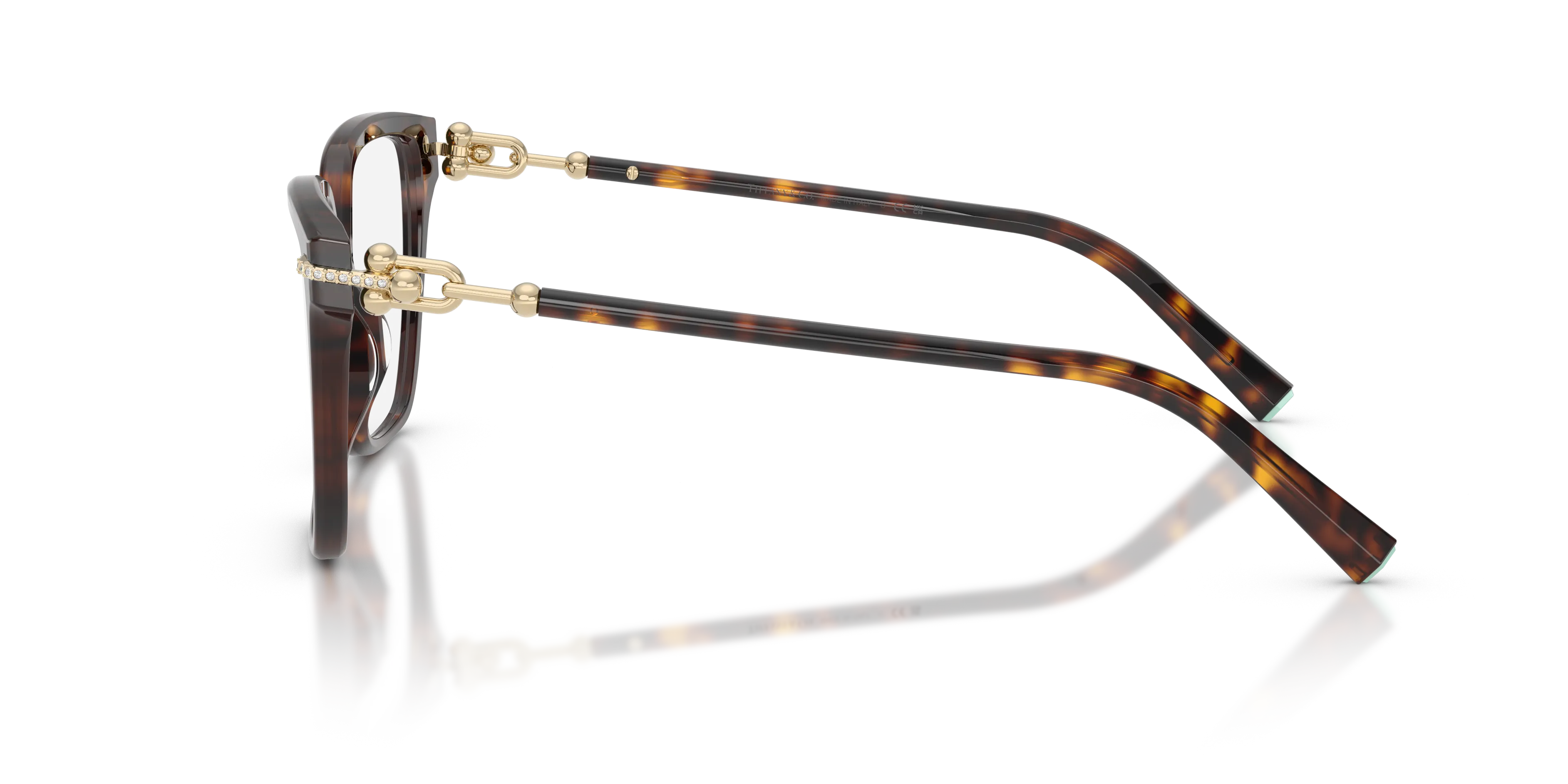 Tiffany TF2290BU 8015 Montature da vista Acetato Tartaruga Trasparente Squadrata Normale - immagine 4