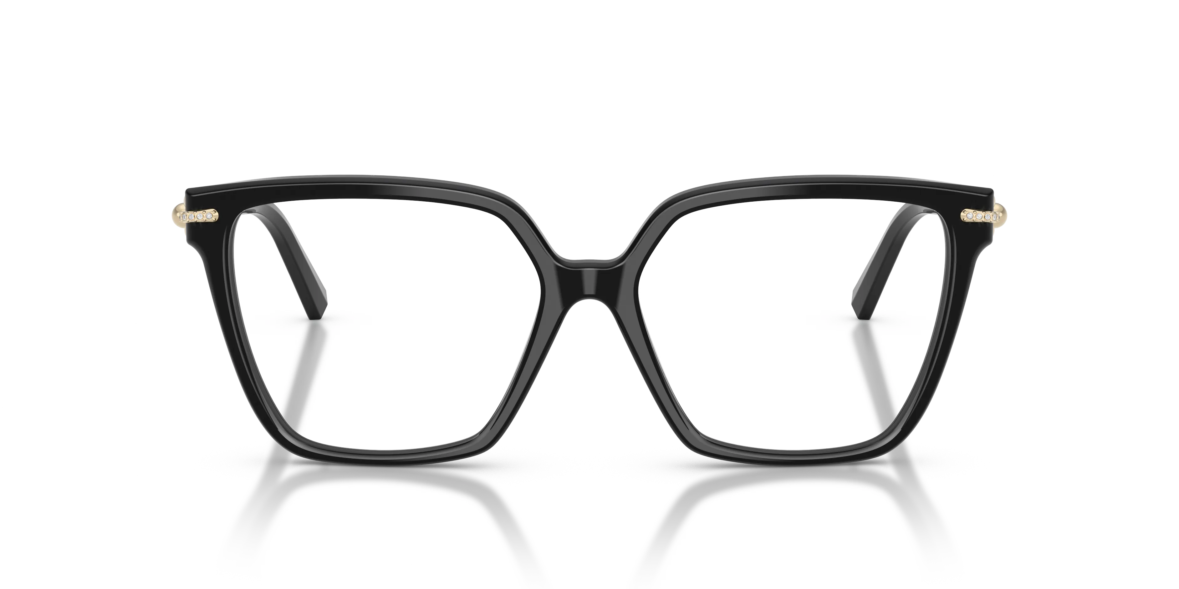 Tiffany TF2290BU 8001 Montature da vista Acetato Nero Trasparente Squadrata Normale - immagine 3