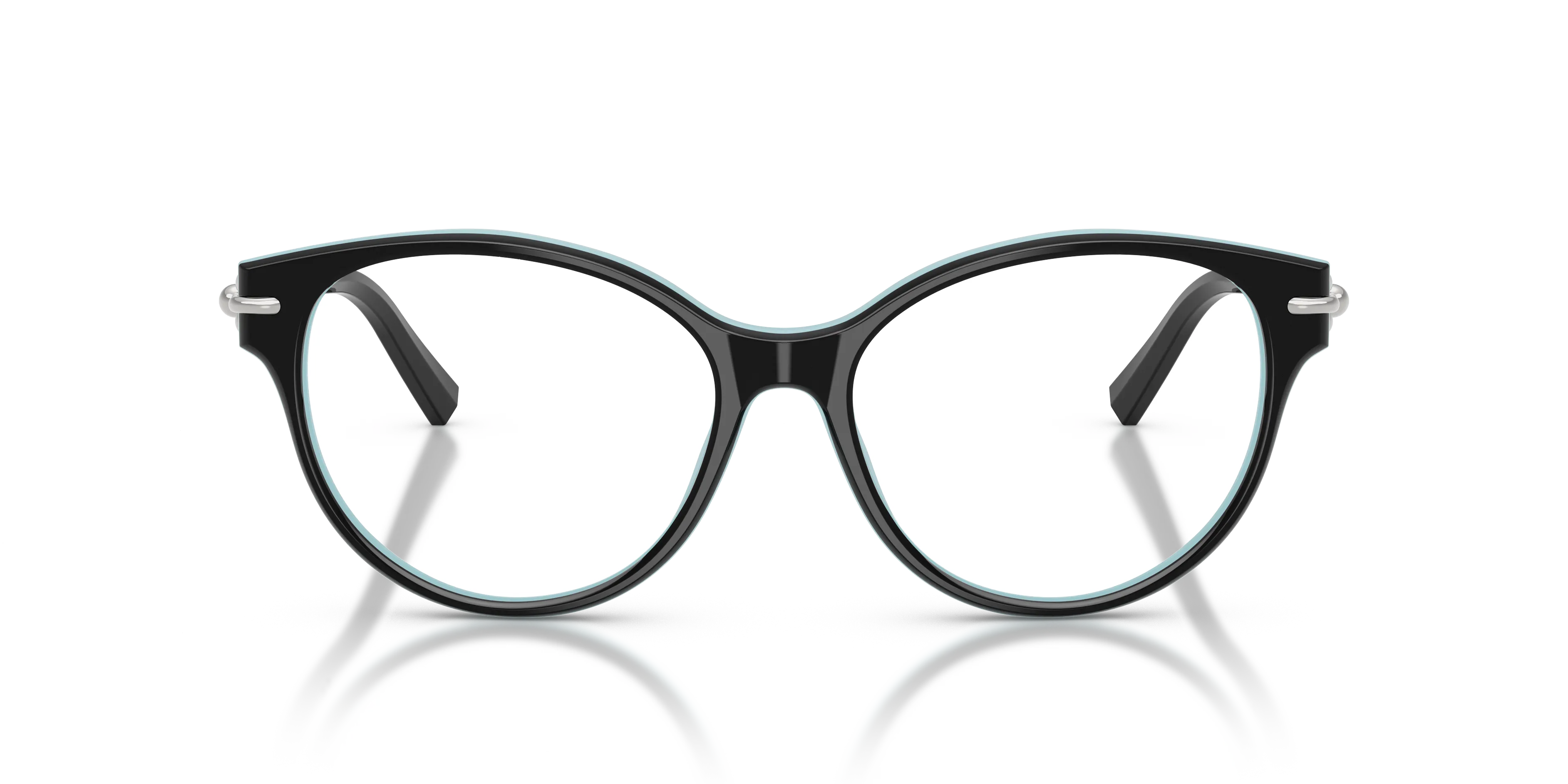 Tiffany TF2289 8055 Montature da vista Acetato Nero Trasparente Cat Eye Normale - immagine 3