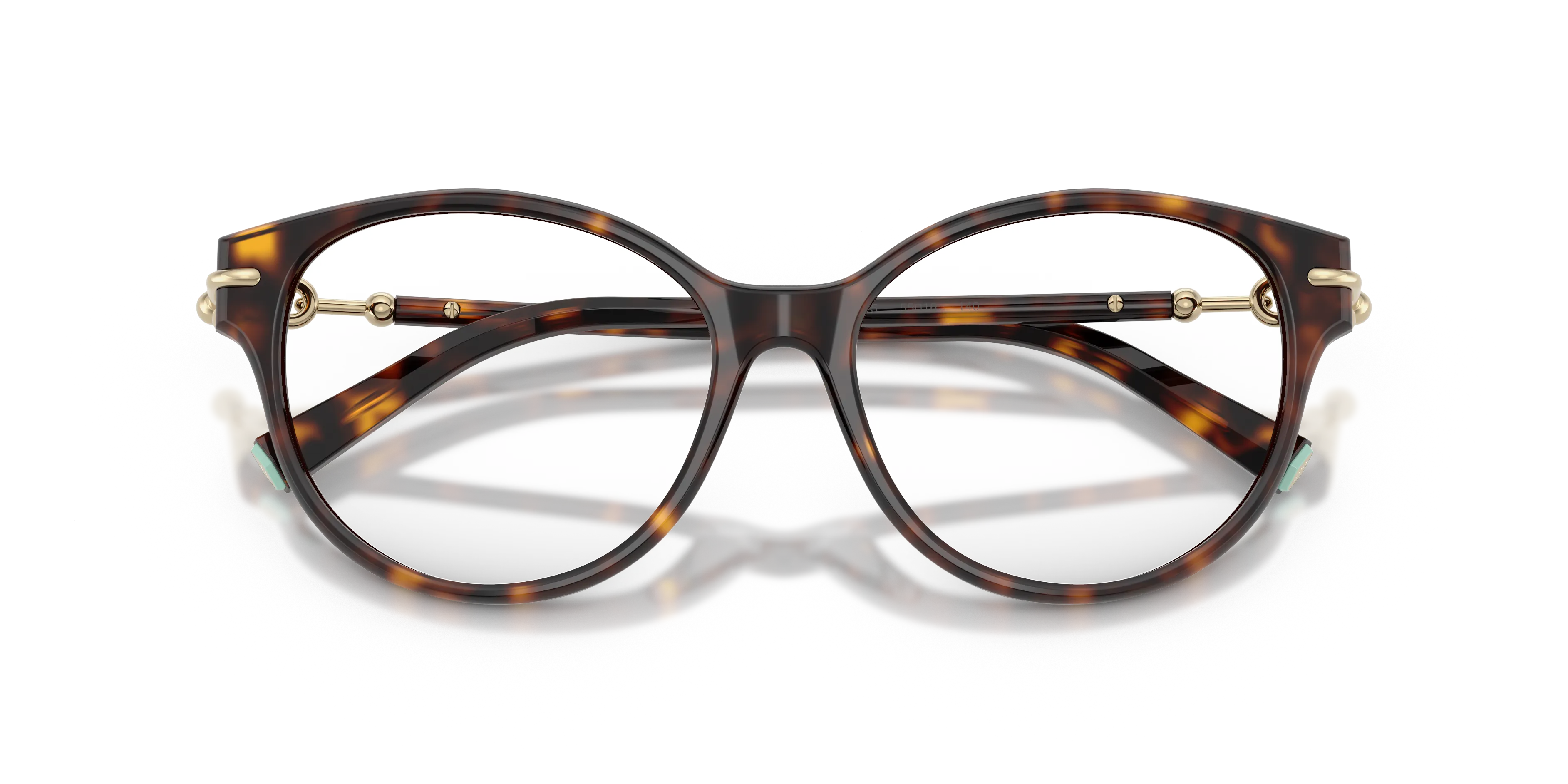 Tiffany TF2289 8015 Montature da vista Acetato Tartaruga Trasparente Cat Eye Normale - immagine 2
