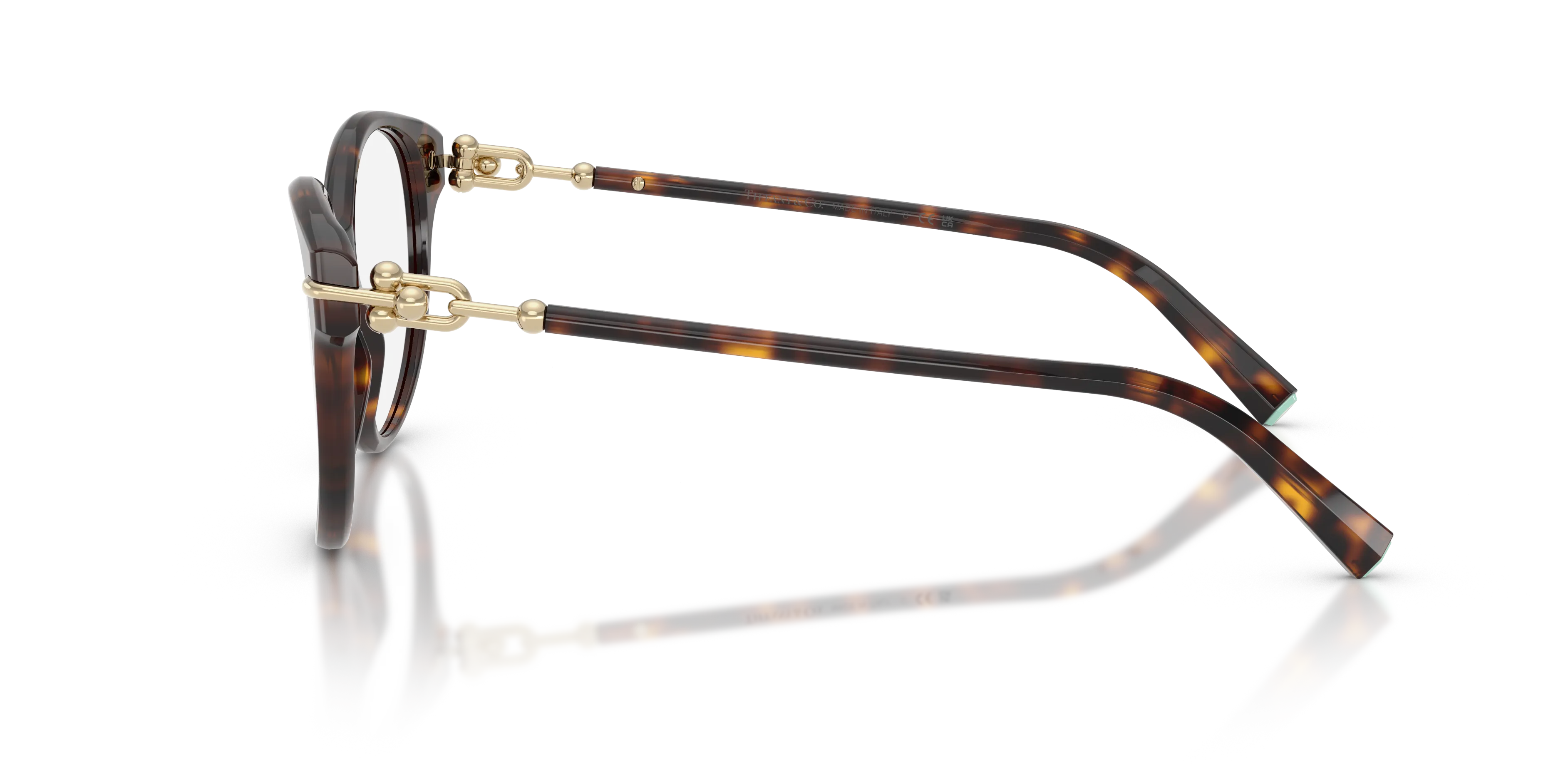Tiffany TF2289 8015 Montature da vista Acetato Tartaruga Trasparente Cat Eye Normale - immagine 4
